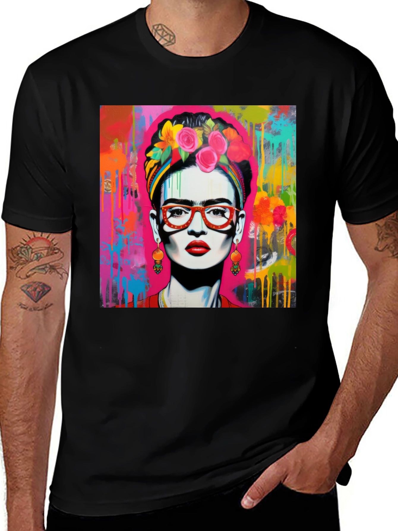 Variant 12 of Frida Kahlo Art Graphic T-Shirt