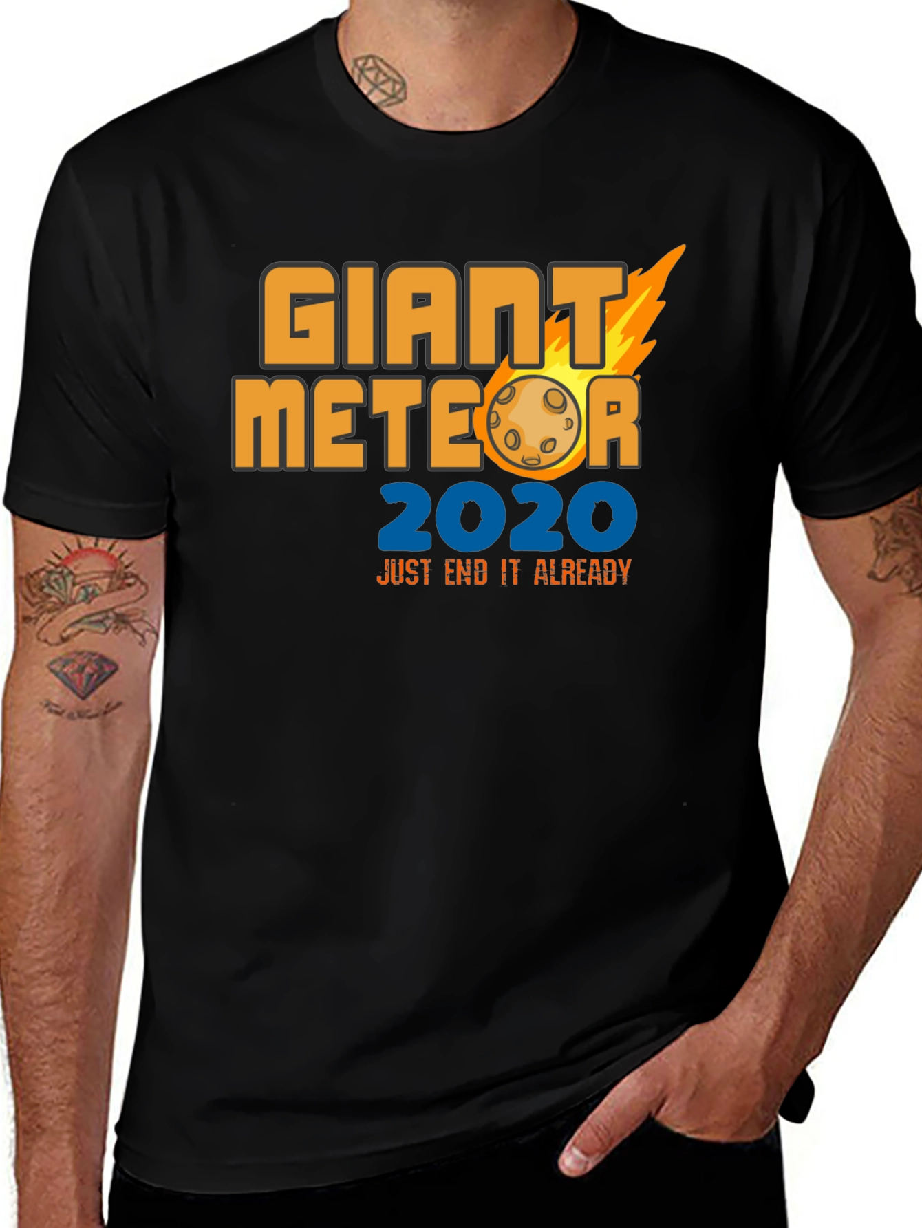 Variant 14 of Giant Meteor 2020 T-Shirt - End It Already!