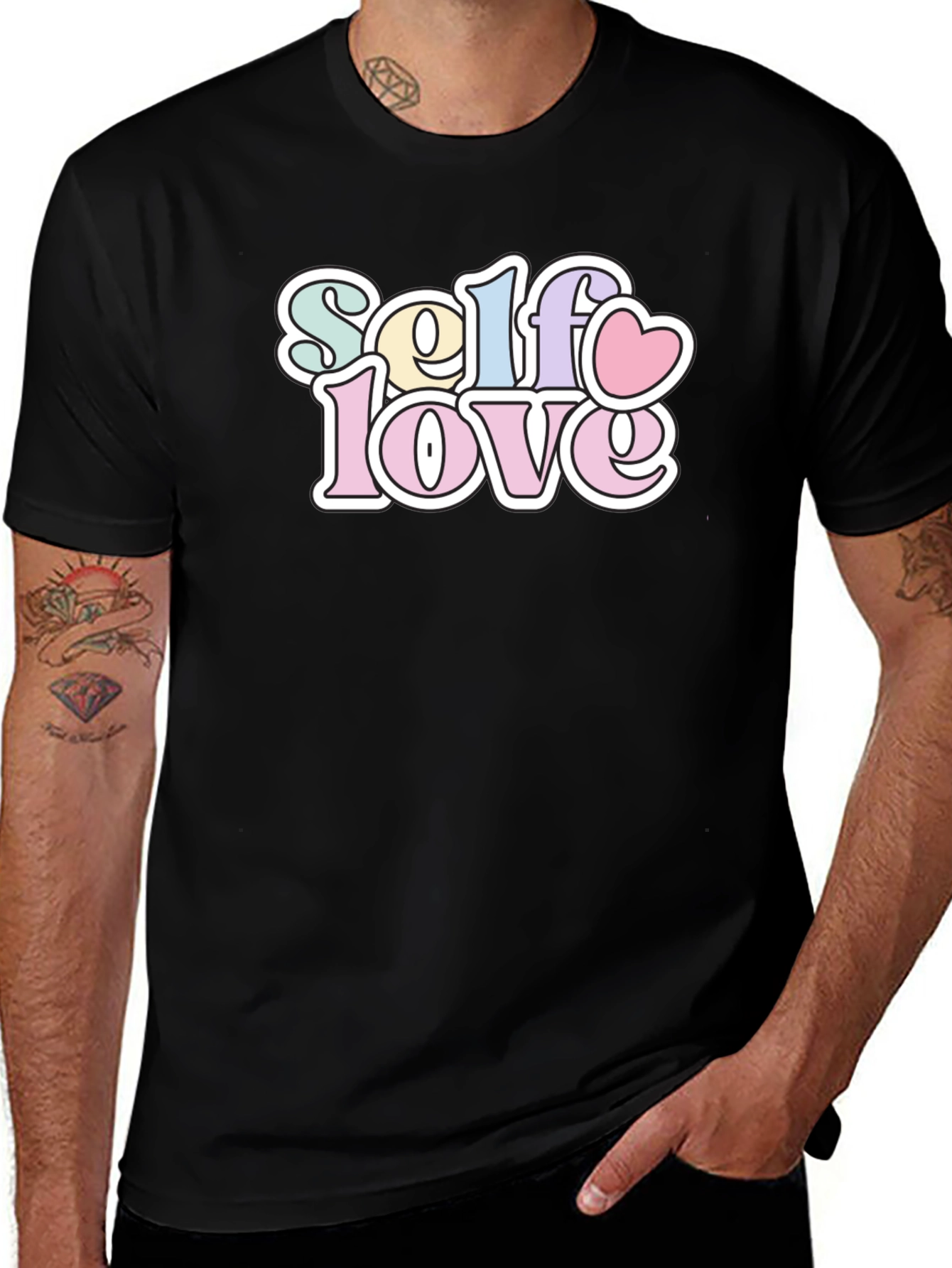 Variant 29 of Self Love T-Shirt - Pastel Colors