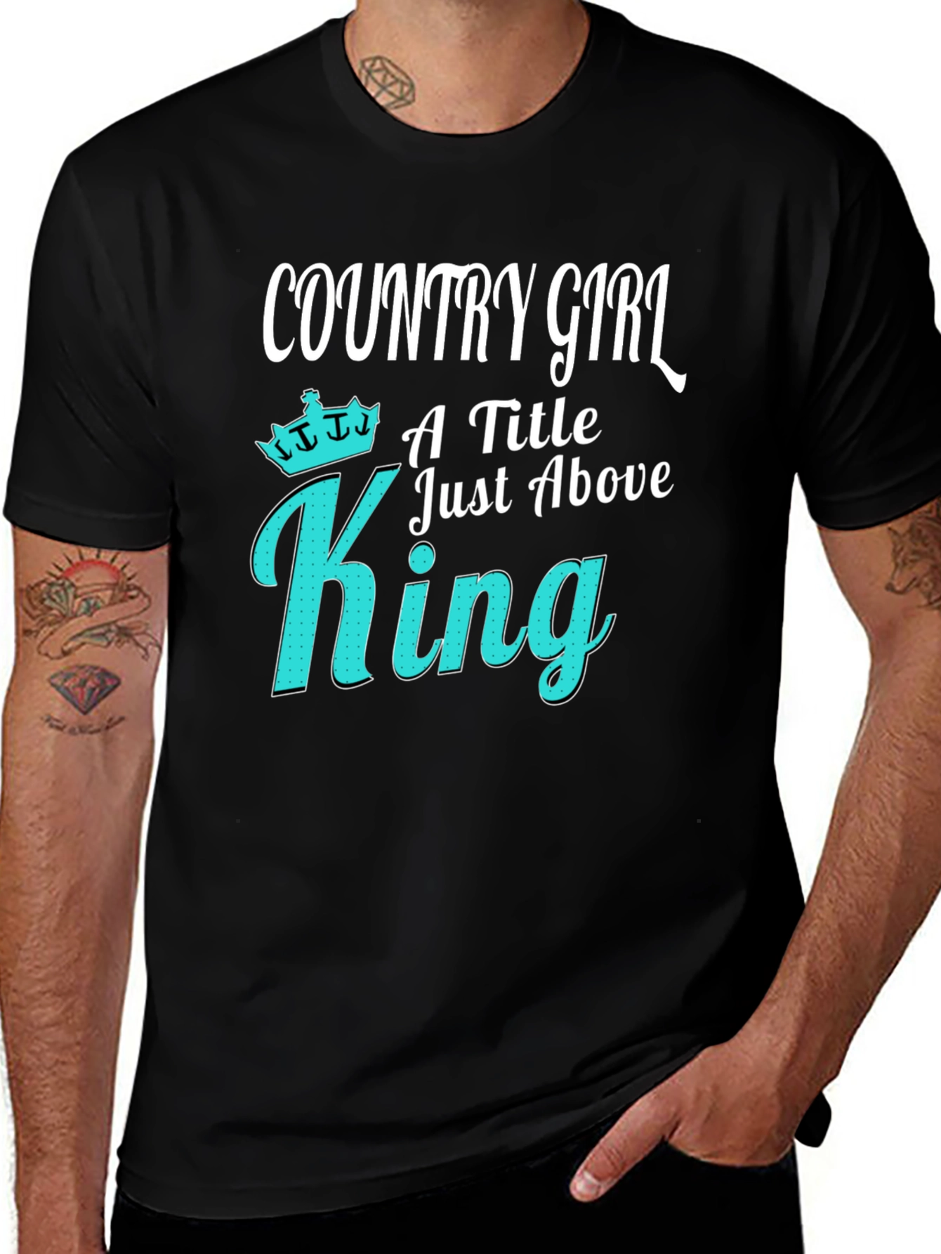 Variant 17 of Country Girl King Graphic T-Shirt
