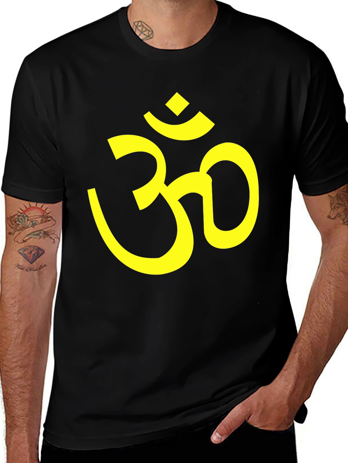 Variant 2 of Om Symbol Graphic T-Shirt - Stylish Casual Wear