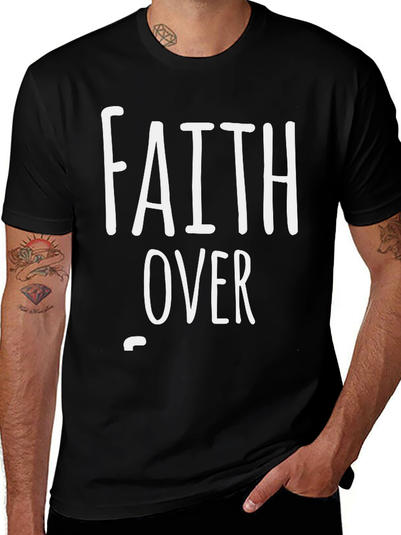 Variant 28 of Faith Over Fear Graphic T-Shirt