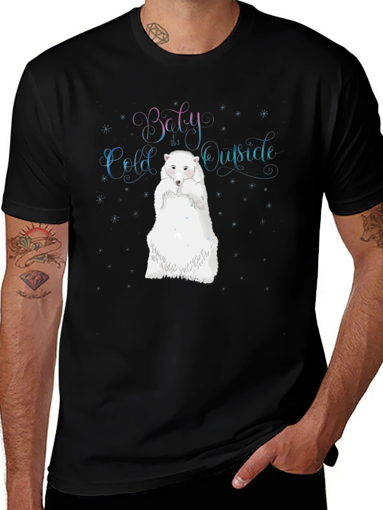 Variant 12 of Baby It's Cold Outside Polar Bear T-Shirt