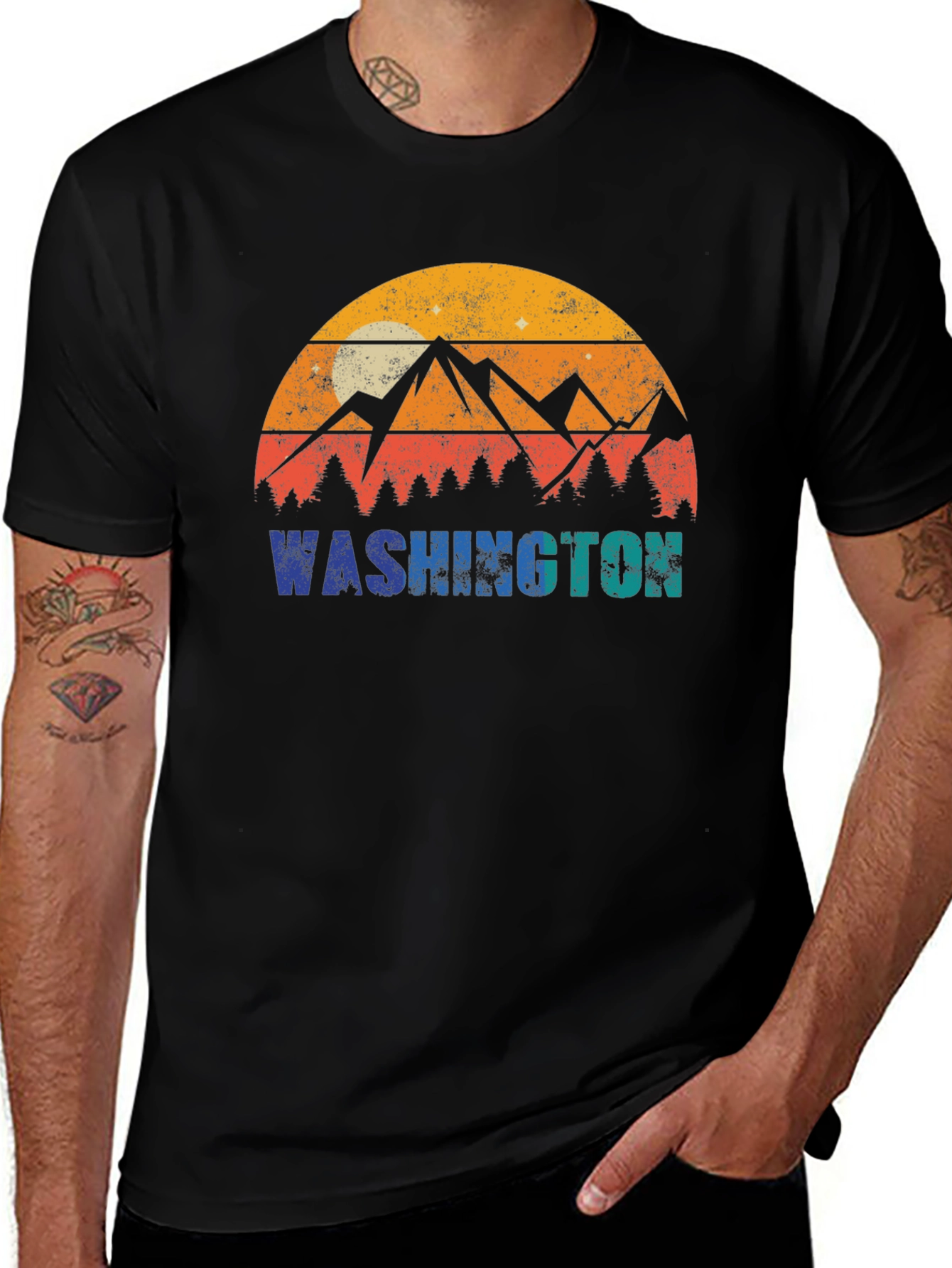 Washington Retro Graphic T-Shirt