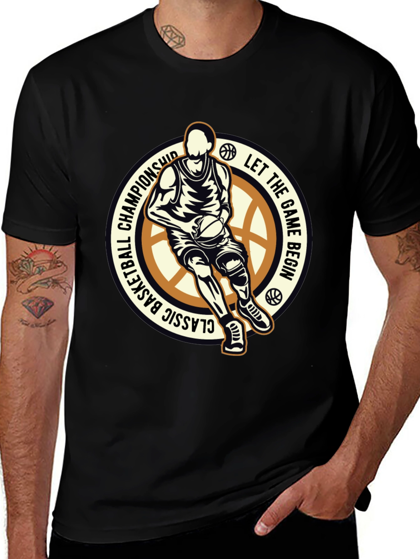 Variant 23 of Classic Basketball Championship Graphic T-Shirt