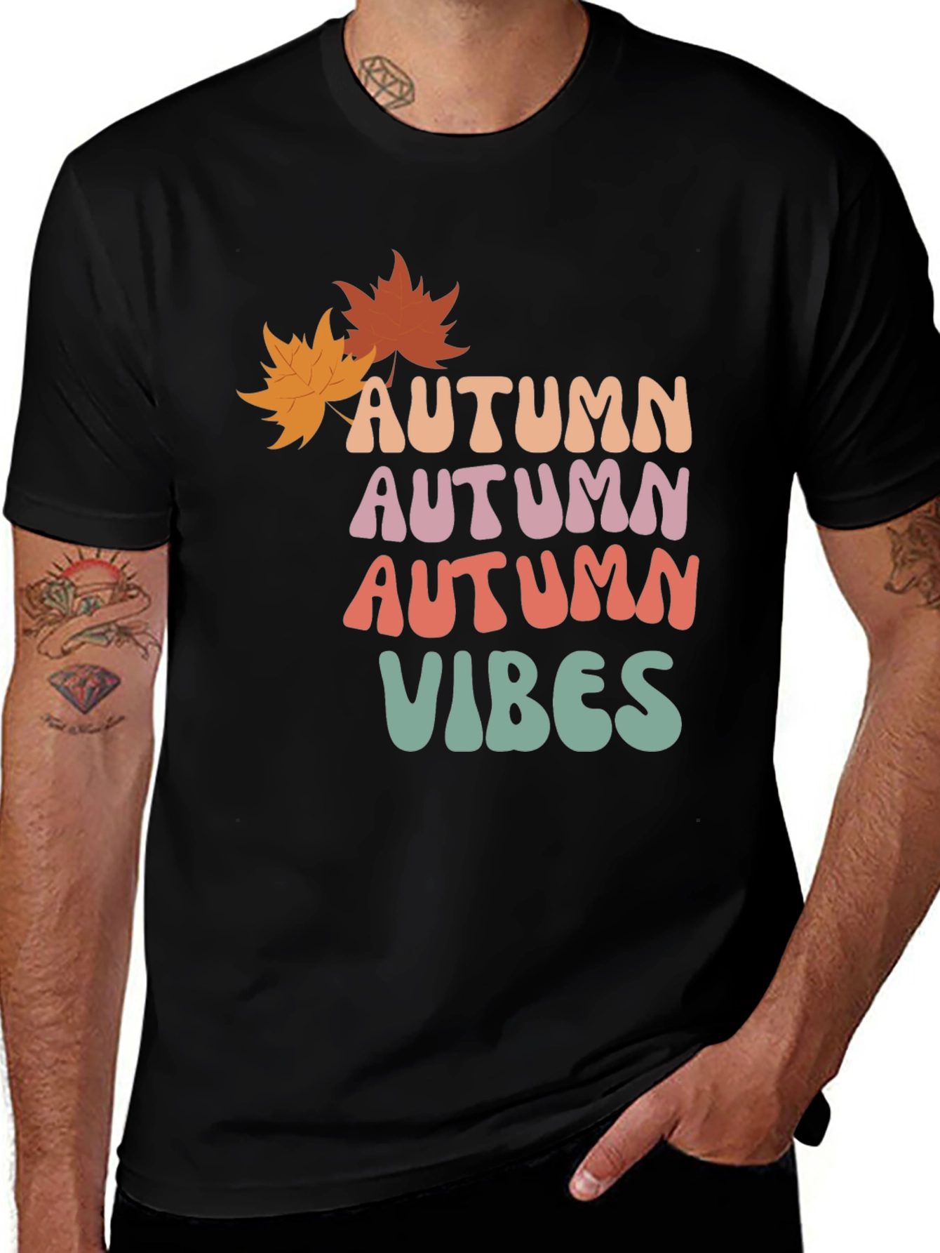 Variant 25 of Autumn Vibes Graphic T-Shirt