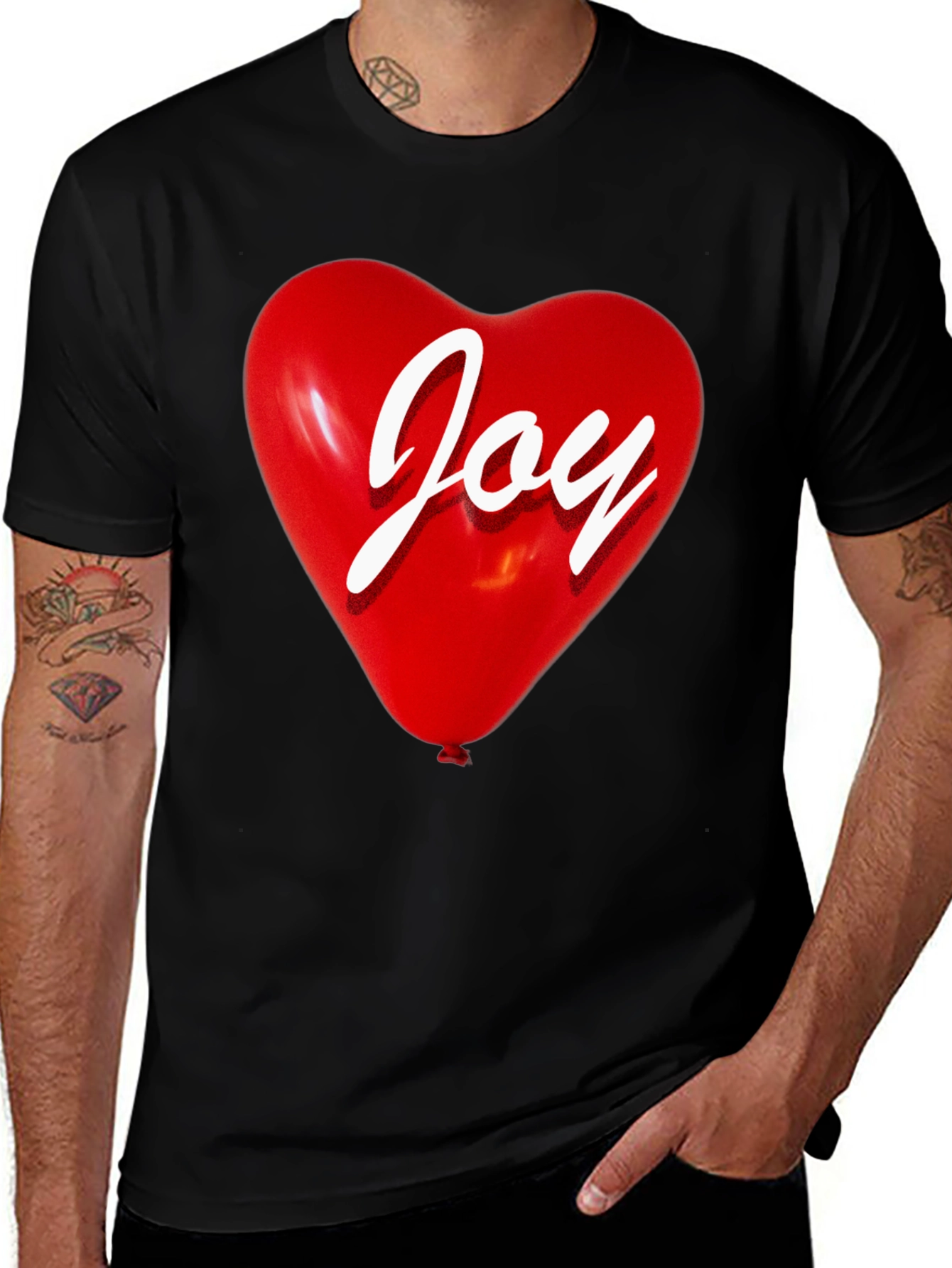 Variant 11 of Joyful Heart Balloon Graphic T-Shirt