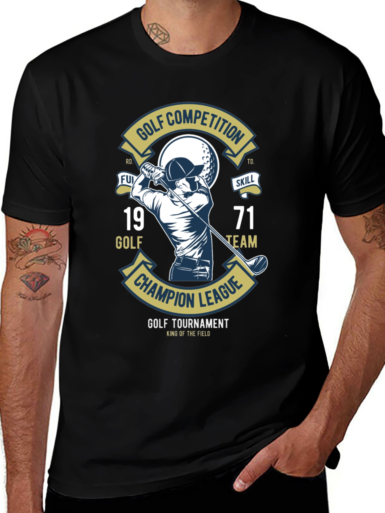 Variant 14 of Golf Competition T-Shirt: Champion League Tournament Tee