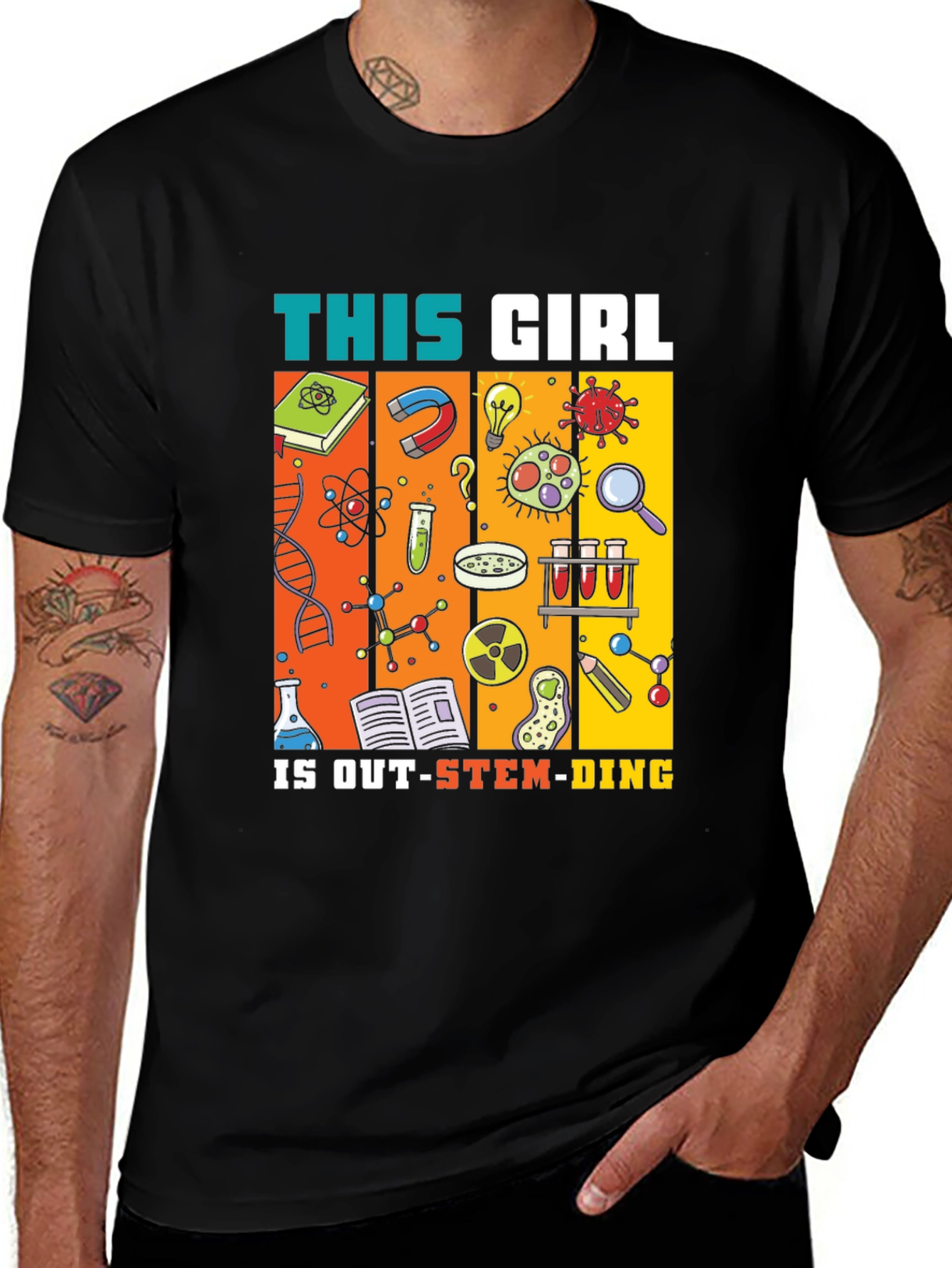 STEM Girl T-Shirt - Science Geek Tee
