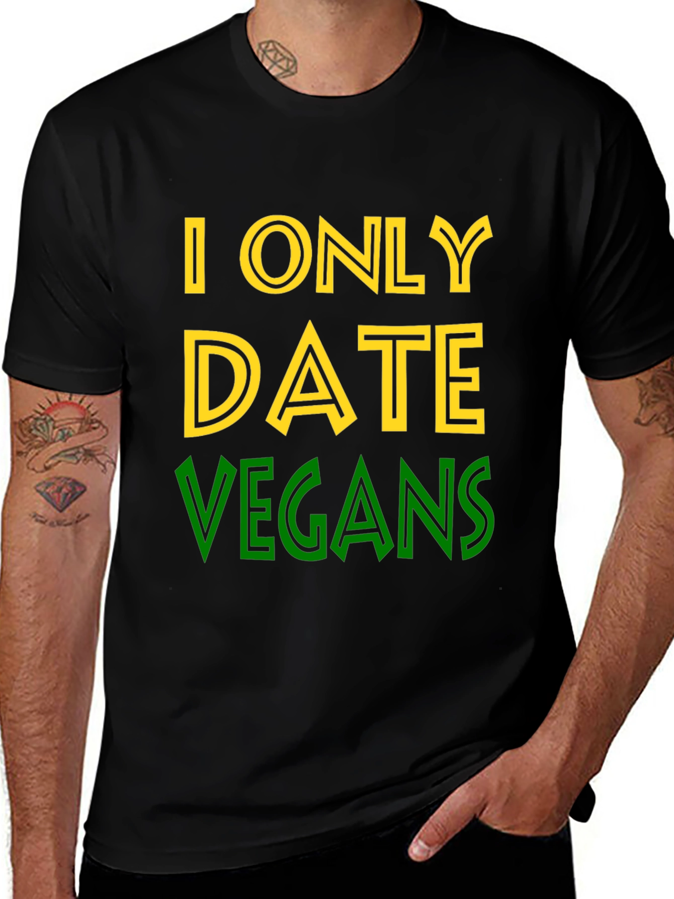 Variant 28 of I Only Date Vegans Graphic Tee