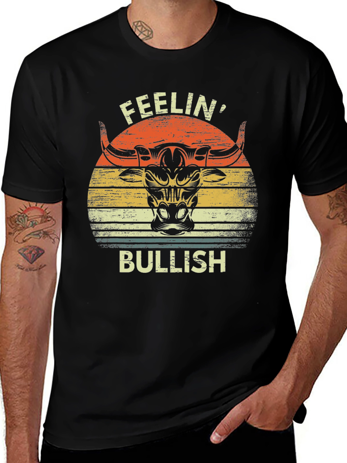 Variant 16 of Feelin' Bullish Graphic Tee