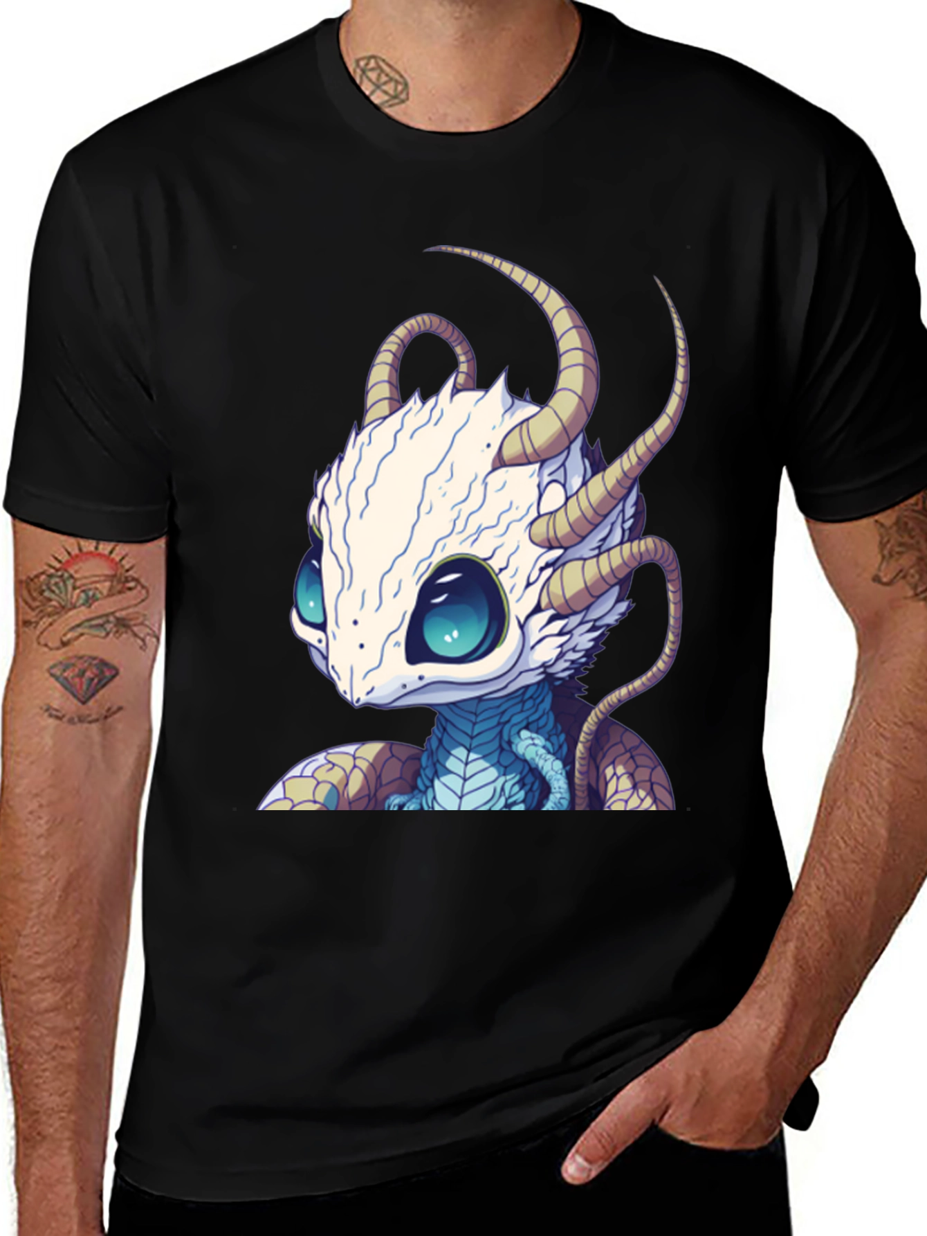 Variant 6 of Fantasy Dragon Graphic Tee