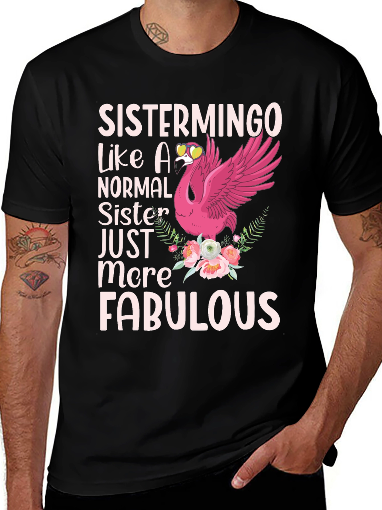 Variant 20 of Sistermingo Fabulous Sister Black T-Shirt