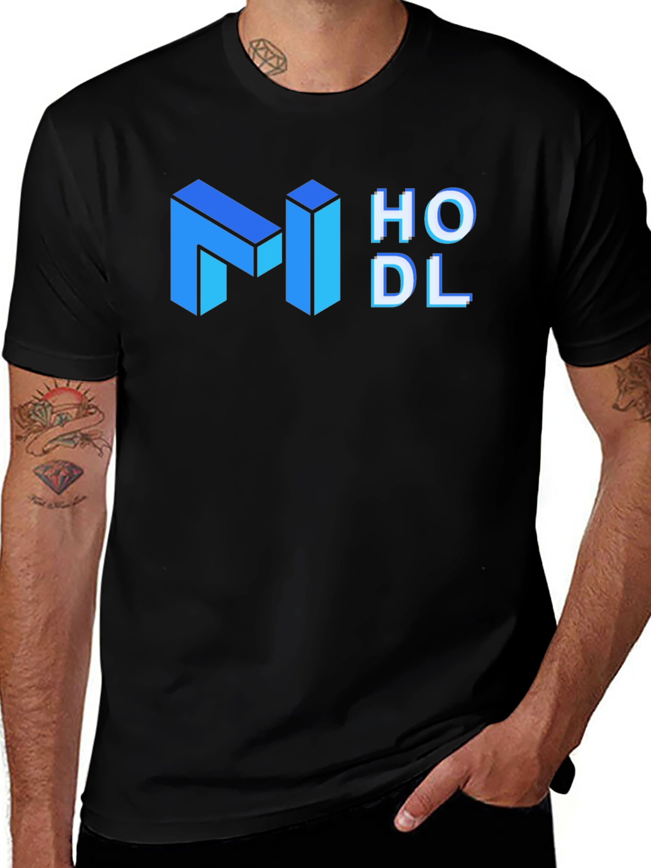 HODL Crypto T-Shirt - Bitcoin Blockchain Apparel