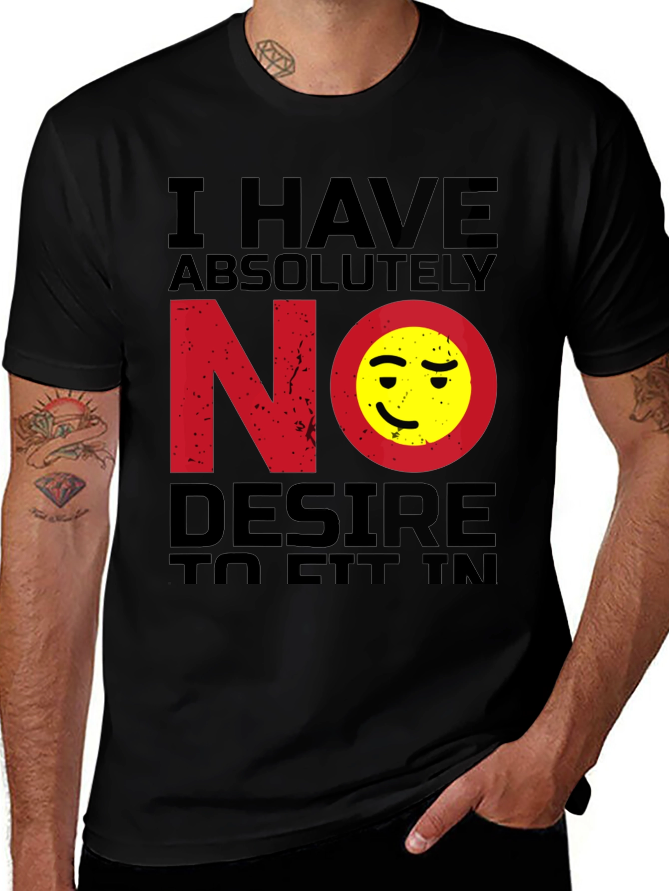 Variant 8 of I Have Absolutely No Desire T-Shirt Funny Graphic Tee