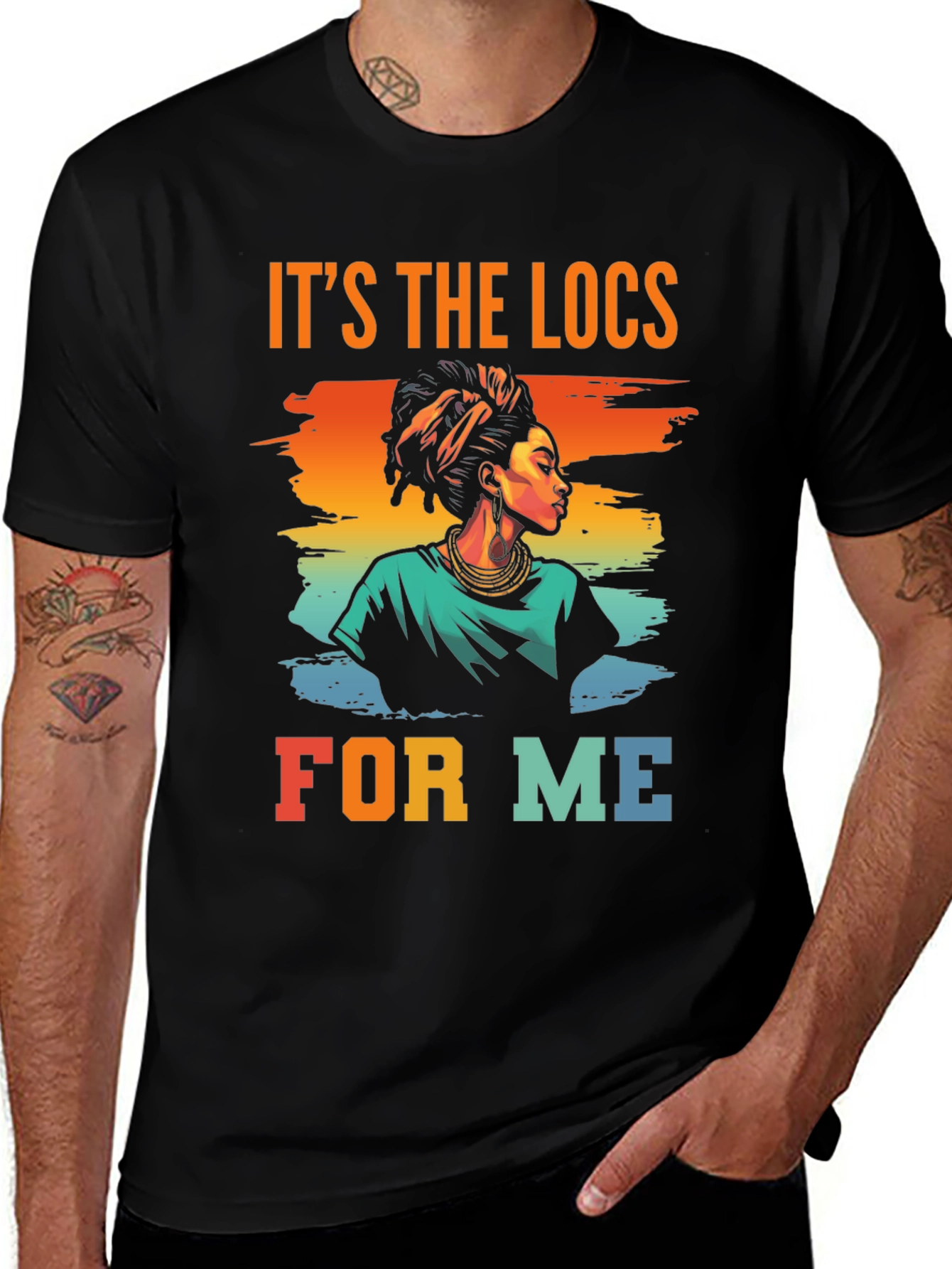 Variant 5 of It's The Locs For Me T-Shirt