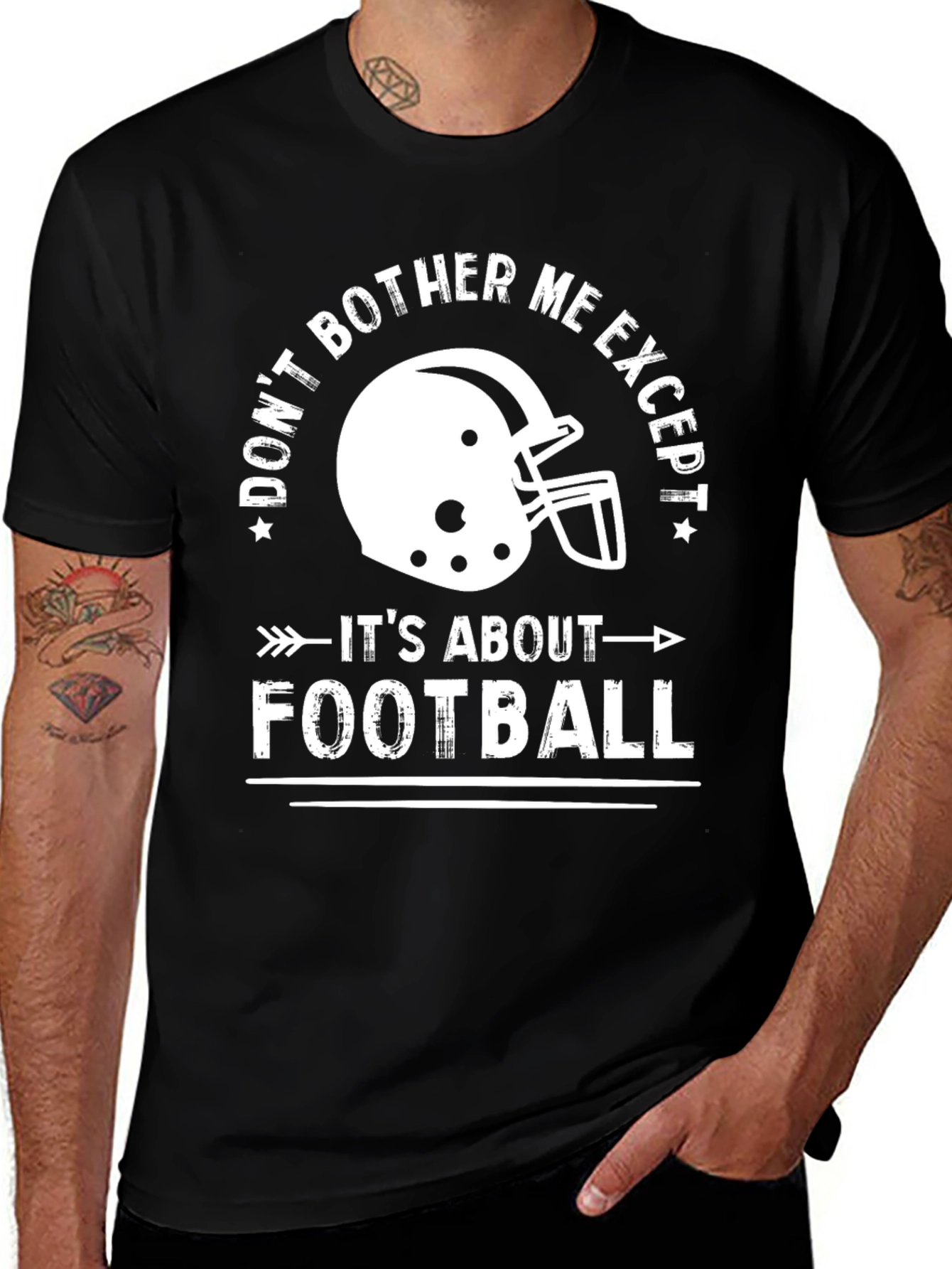 Variant 23 of Don't Bother Me Football Graphic Tee