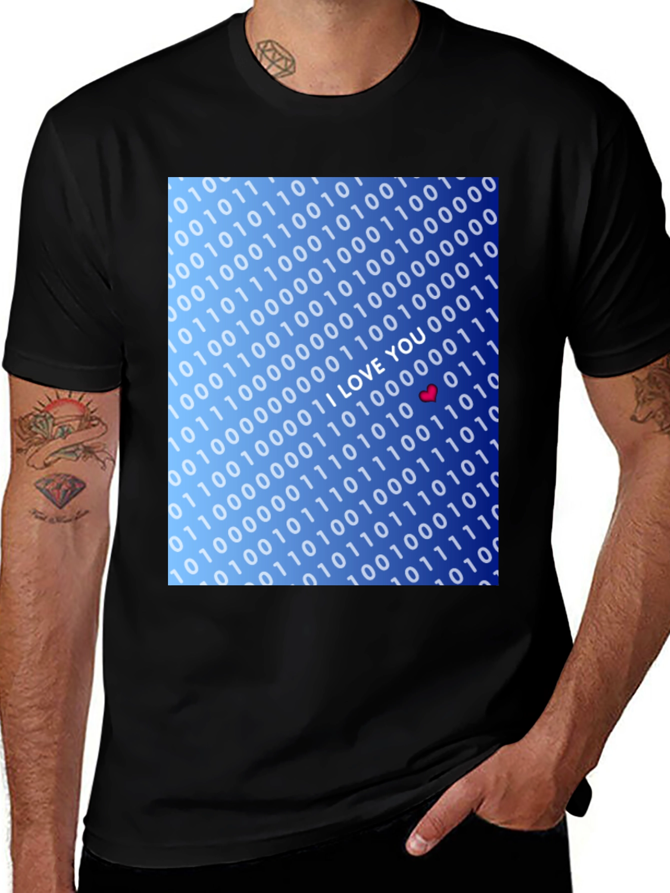 Variant 9 of Binary Love T-Shirt - Programmer Gift
