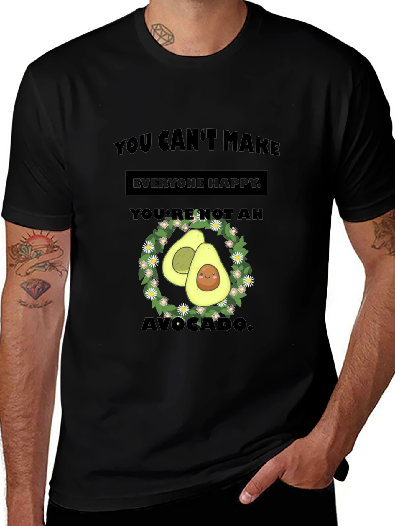 Variant 3 of Funny Avocado Graphic T-Shirt