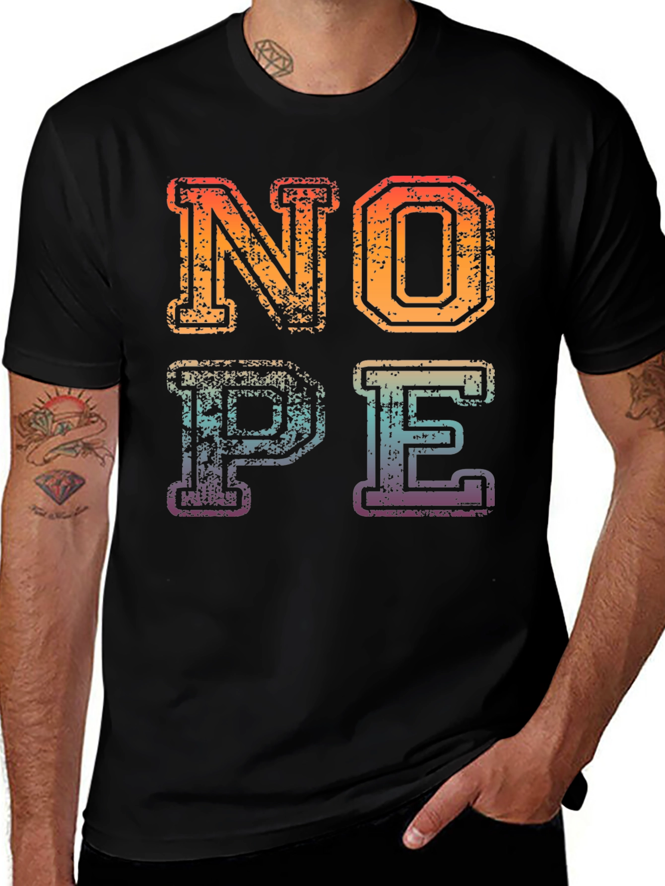 Variant 28 of Retro NOPE Graphic T-Shirt