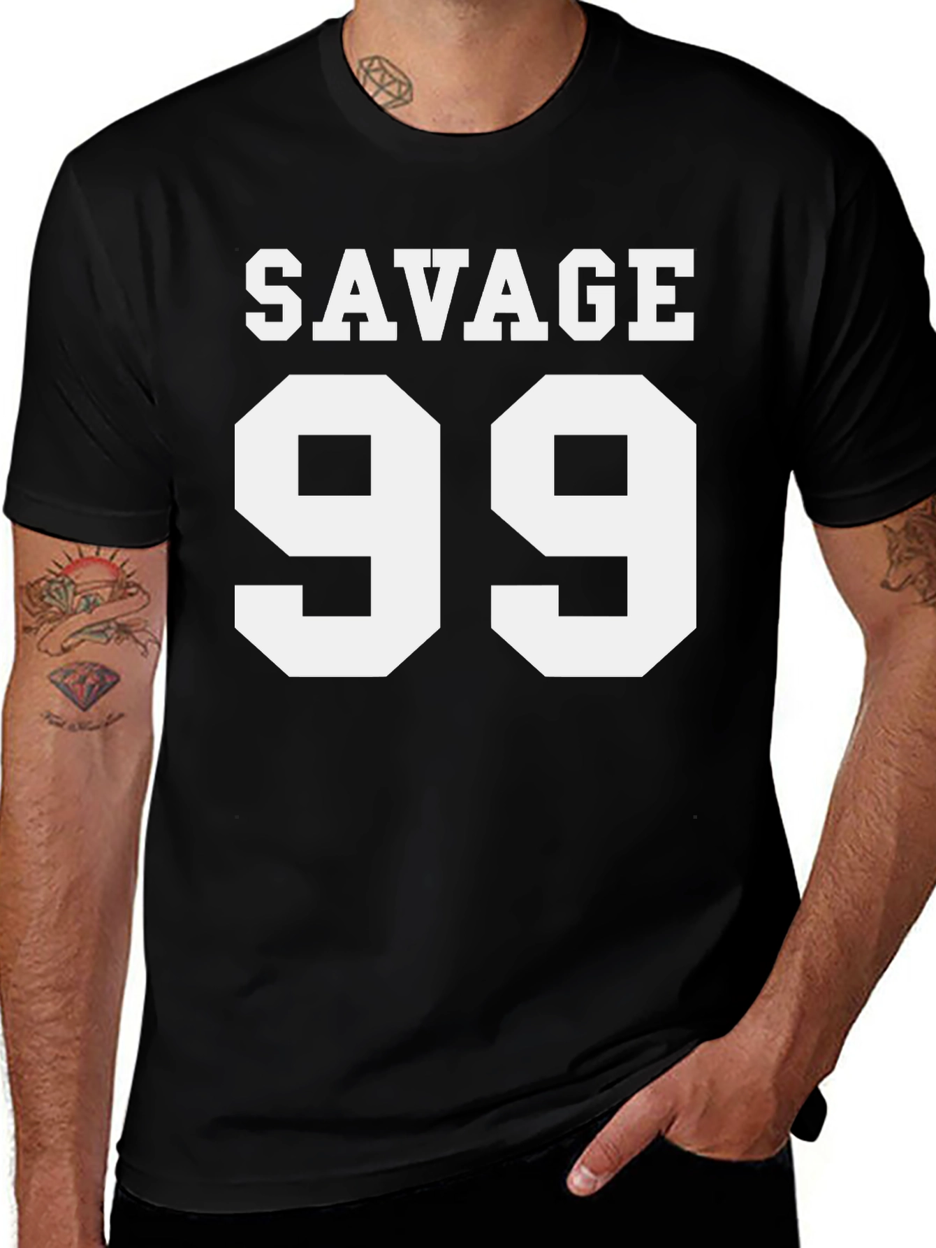 Variant 22 of Savage 99 Graphic T-Shirt - Bold Streetwear Style