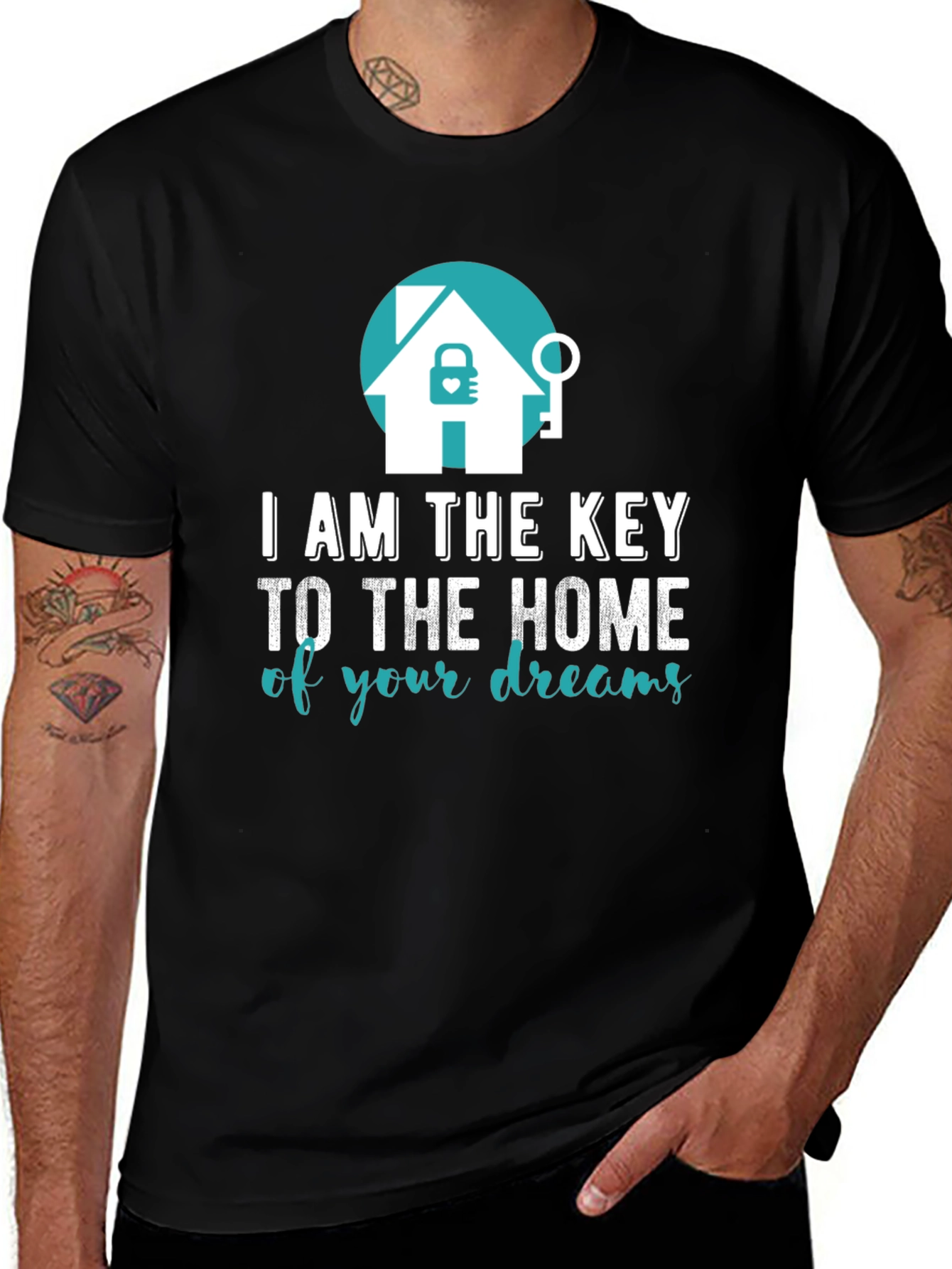 Variant 18 of Key To Home Dreams Graphic Tee