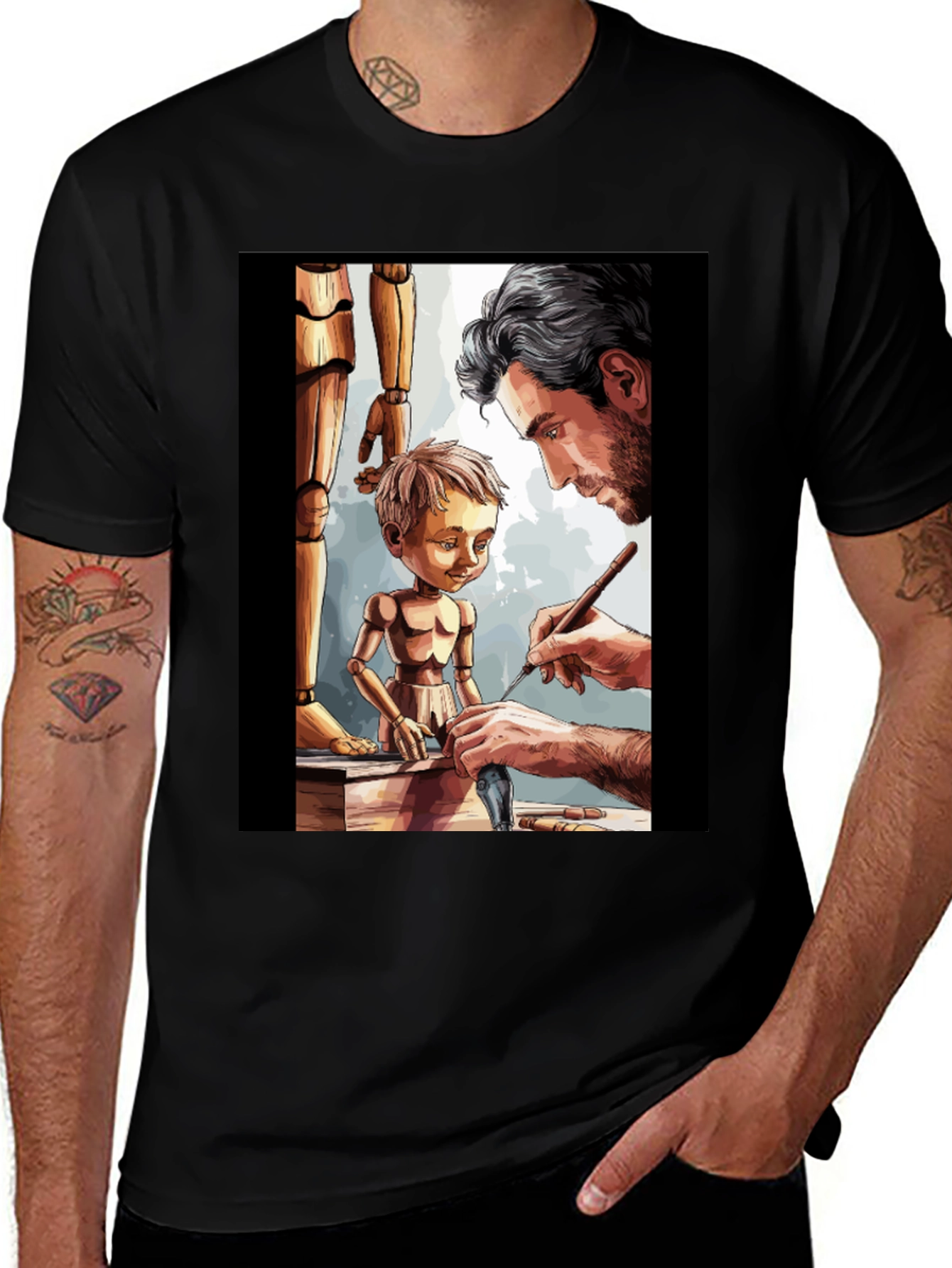 Variant 20 of Artisan's Craft T-Shirt - Father & Son