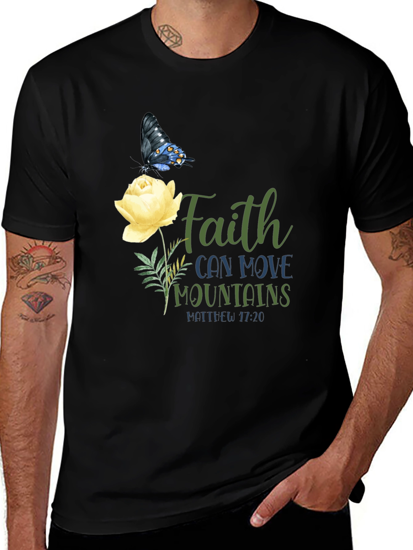 Faith Can Move Mountains Graphic T-Shirt