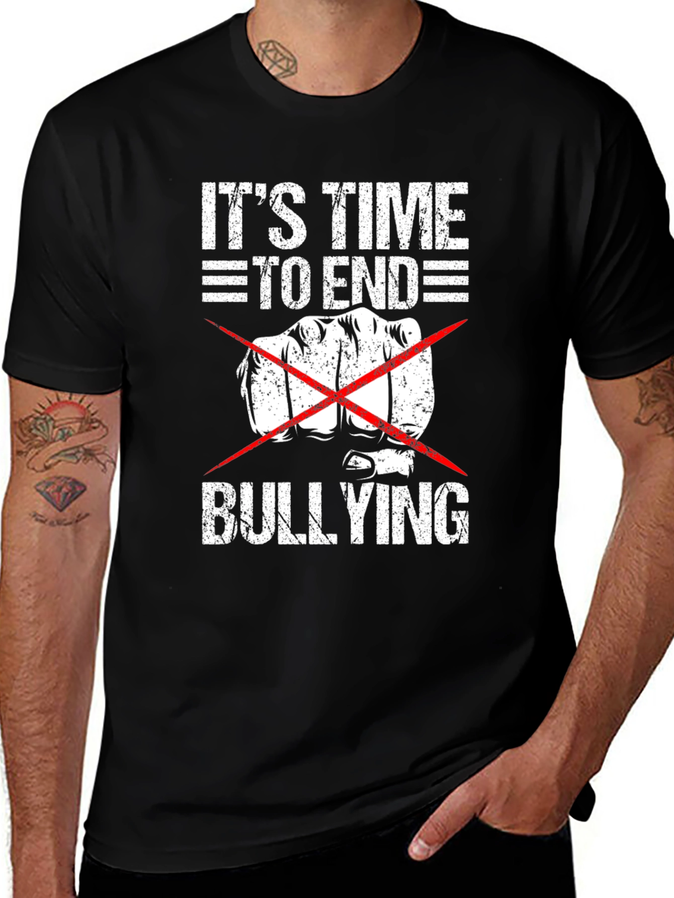 Variant 28 of End Bullying T-Shirt - Graphic Tee