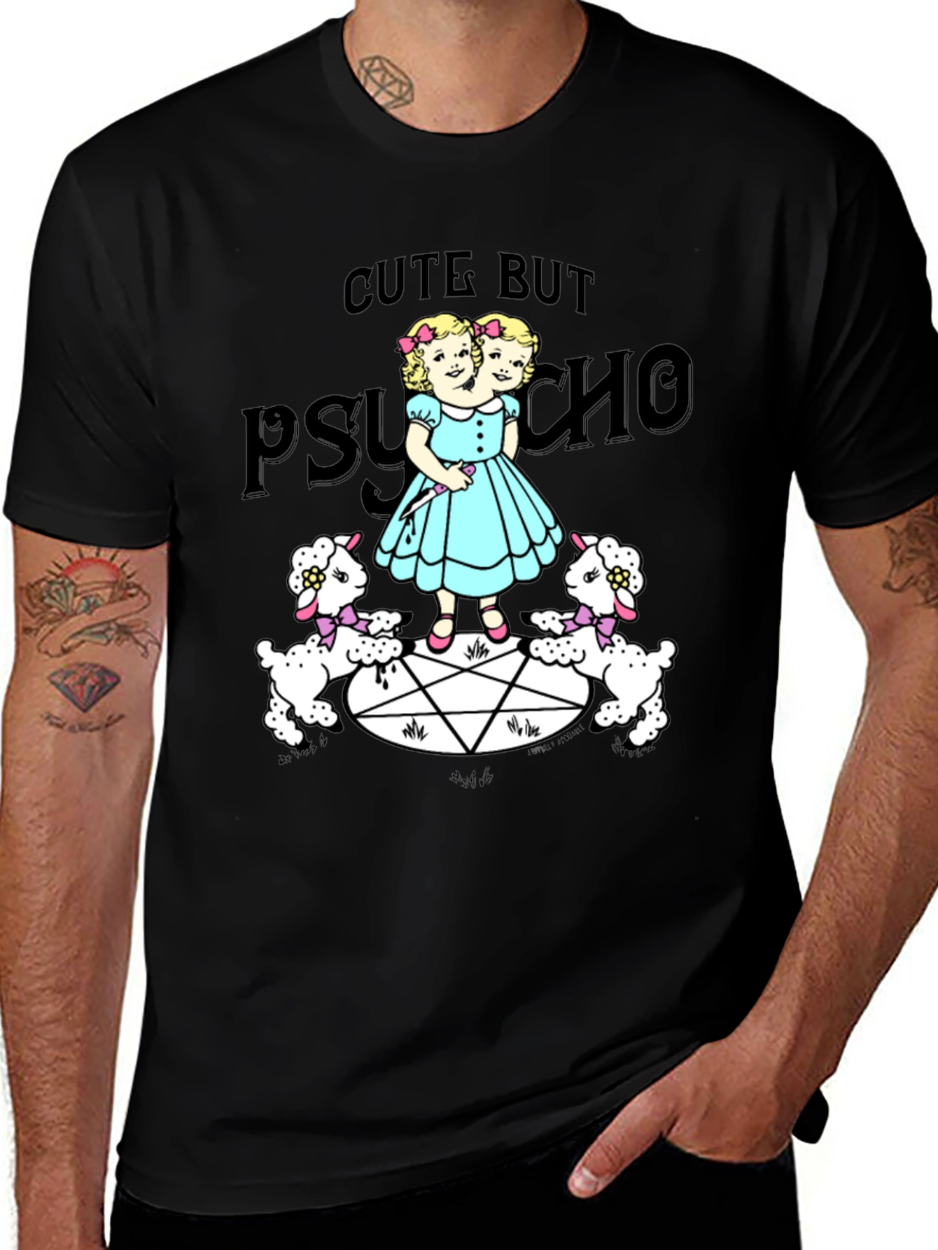 Variant 30 of Cute But Psycho T-Shirt - Unique Graphic Tee