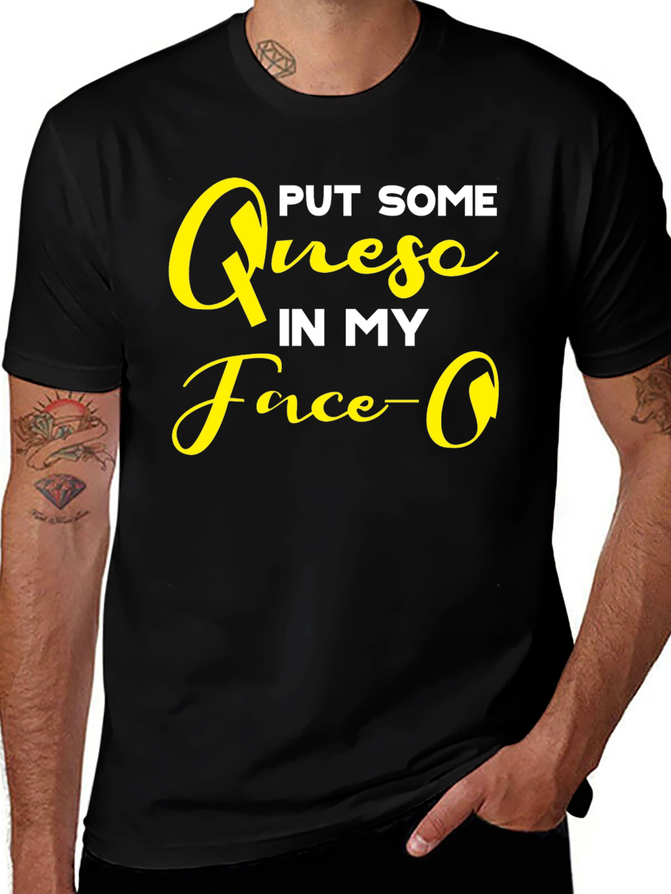 Variant 29 of Put Some Queso In My Face Graphic T-Shirt