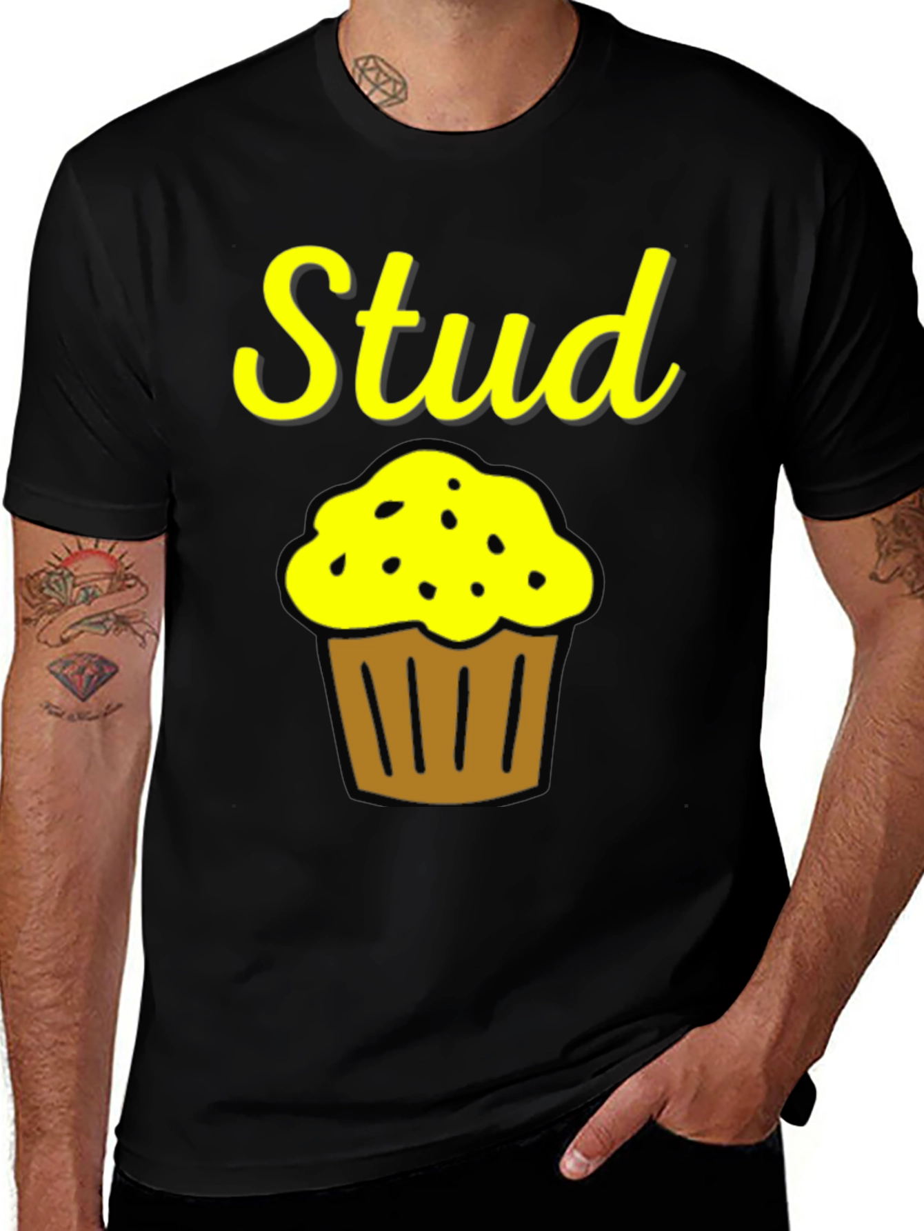 Variant 6 of Stud Muffin Funny Graphic T-Shirt