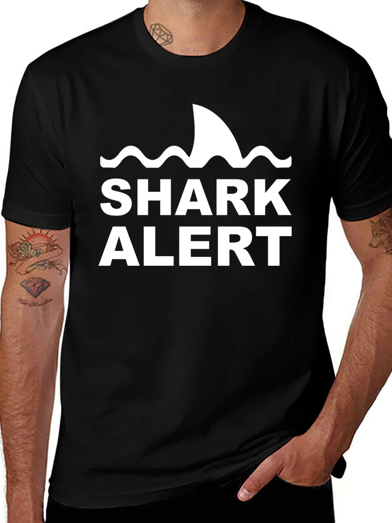 Shark Alert T-Shirt - Novelty Graphic Tee
