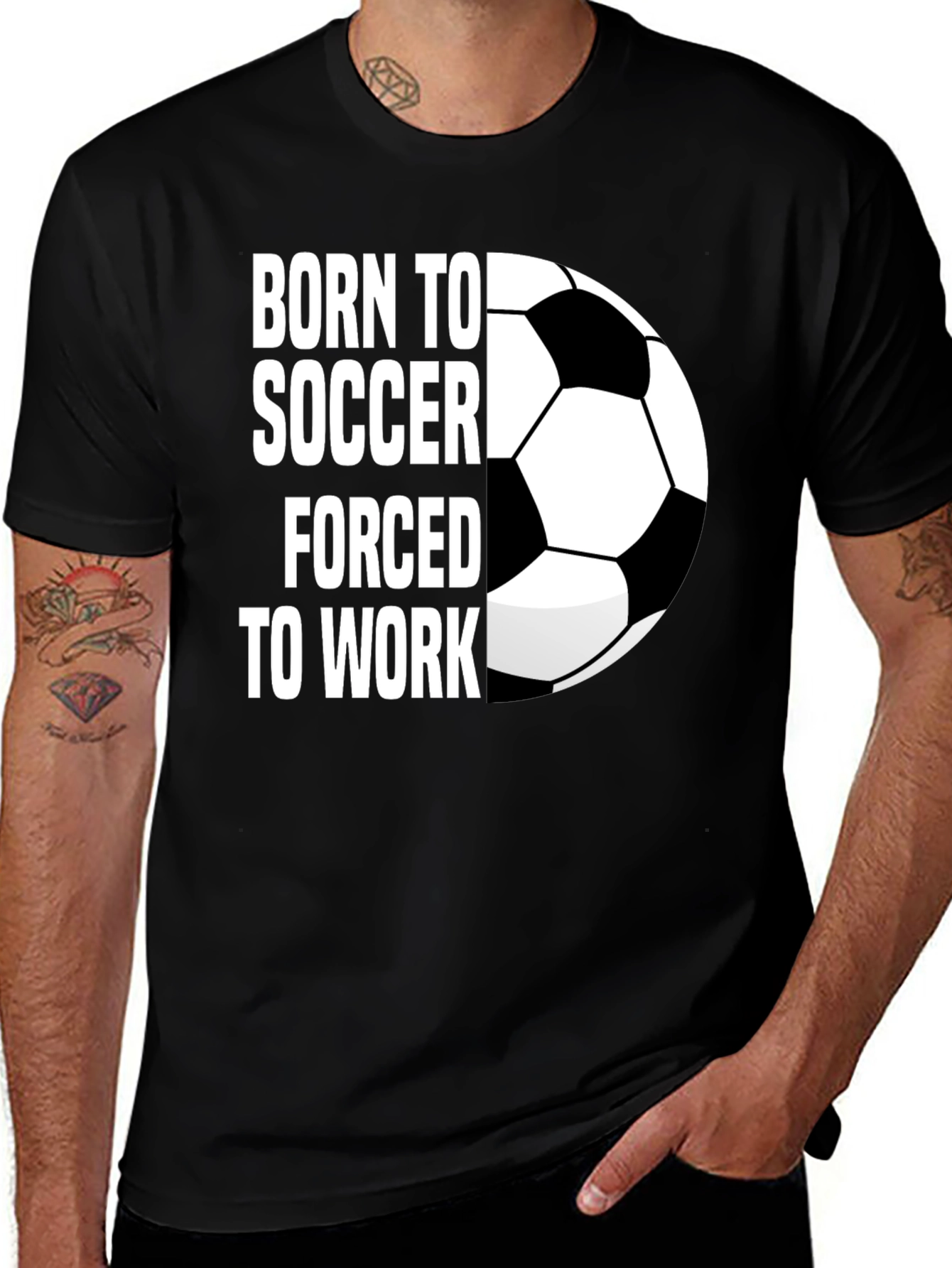 Variant 19 of Born to Soccer T-Shirt