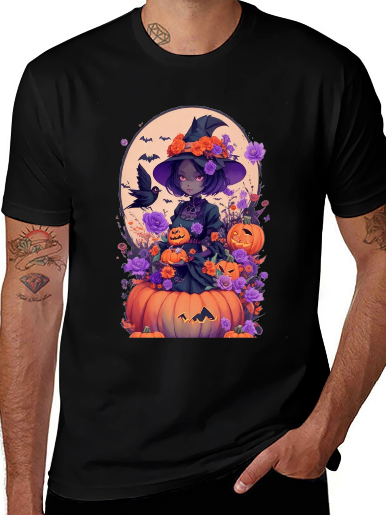 Variant 22 of Halloween Witch Anime Tee