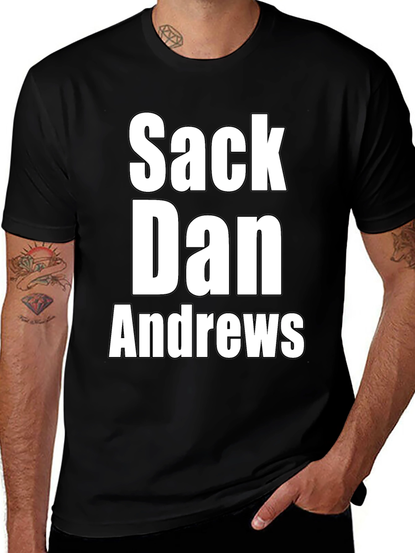 Sack Dan Andrews Statement T-Shirt