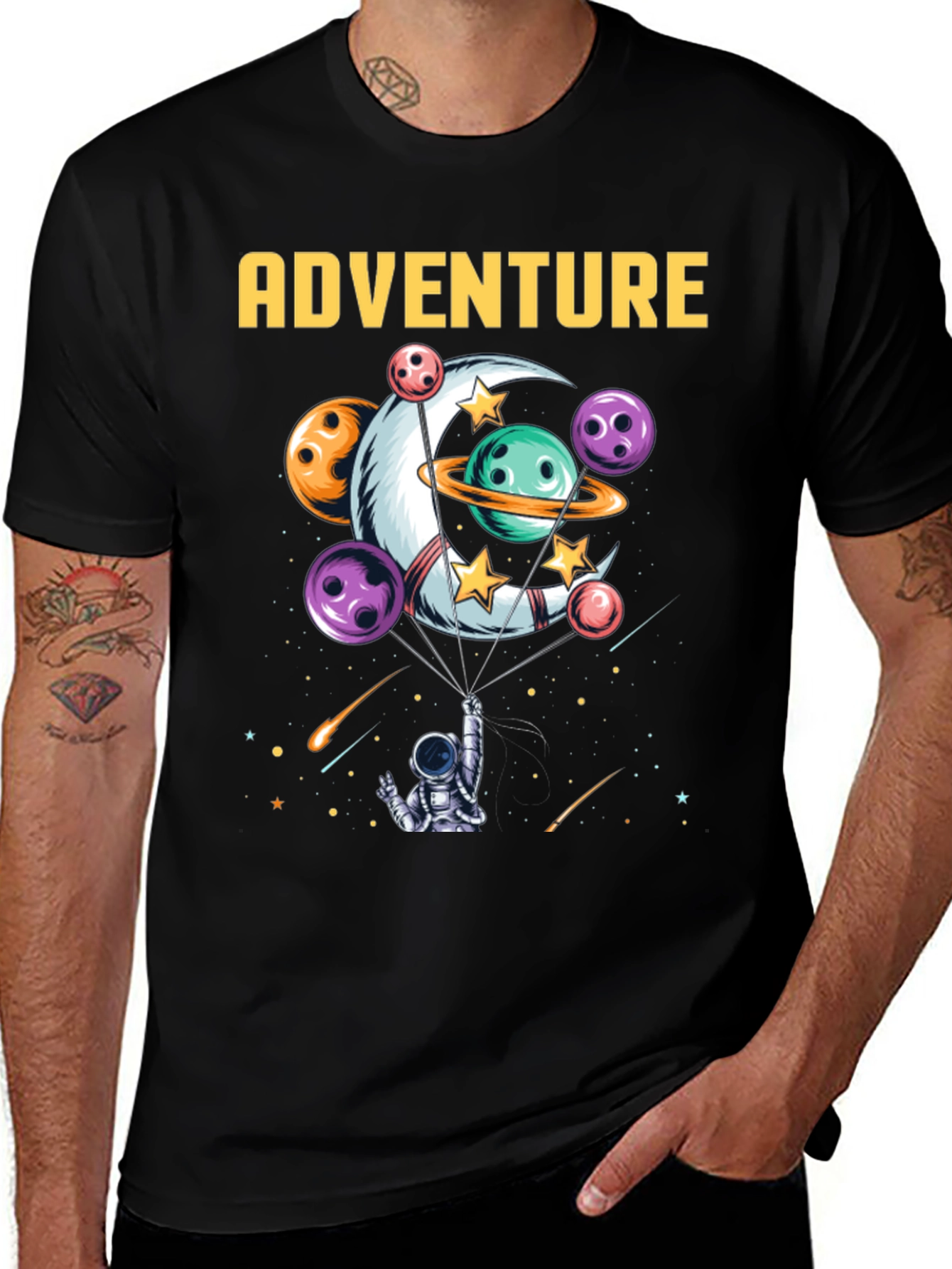 Variant 29 of Adventure Bowling Space T-Shirt