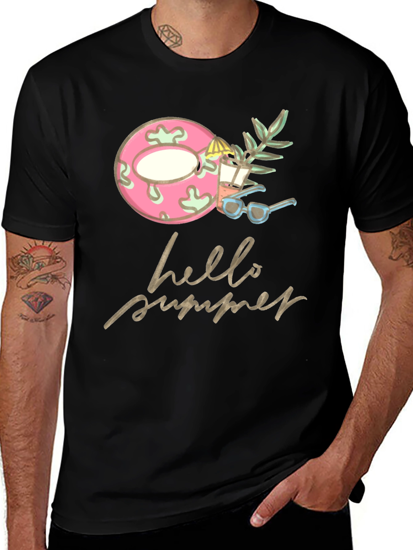 Hello Summer Graphic T-Shirt