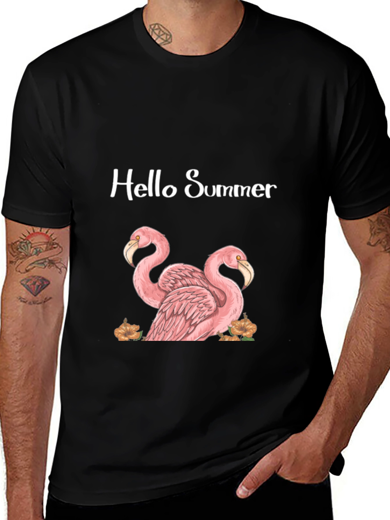 Variant 6 of Hello Summer Flamingo T-Shirt