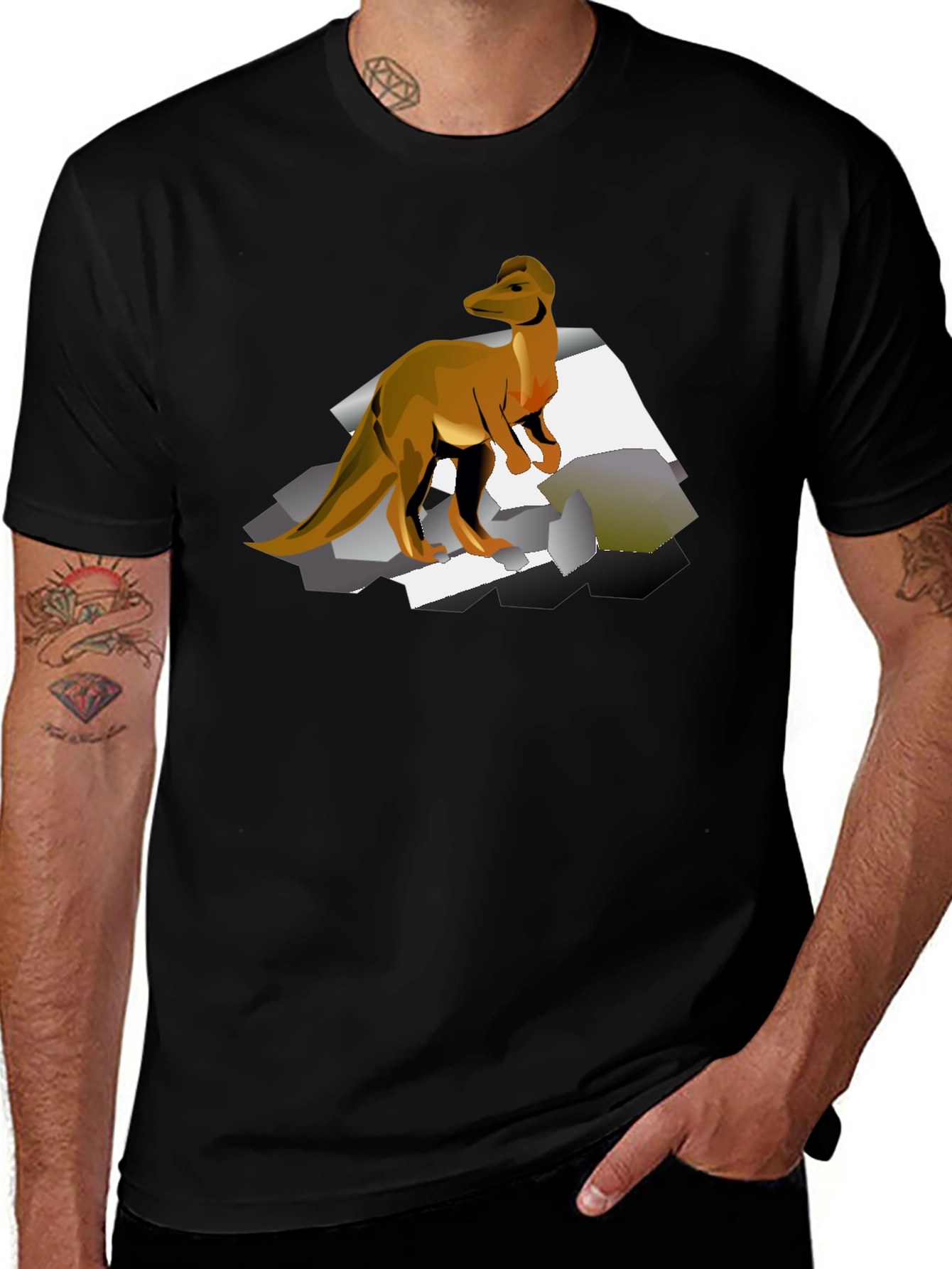 Variant 21 of Dinosaur Graphic Tee - Unique Design