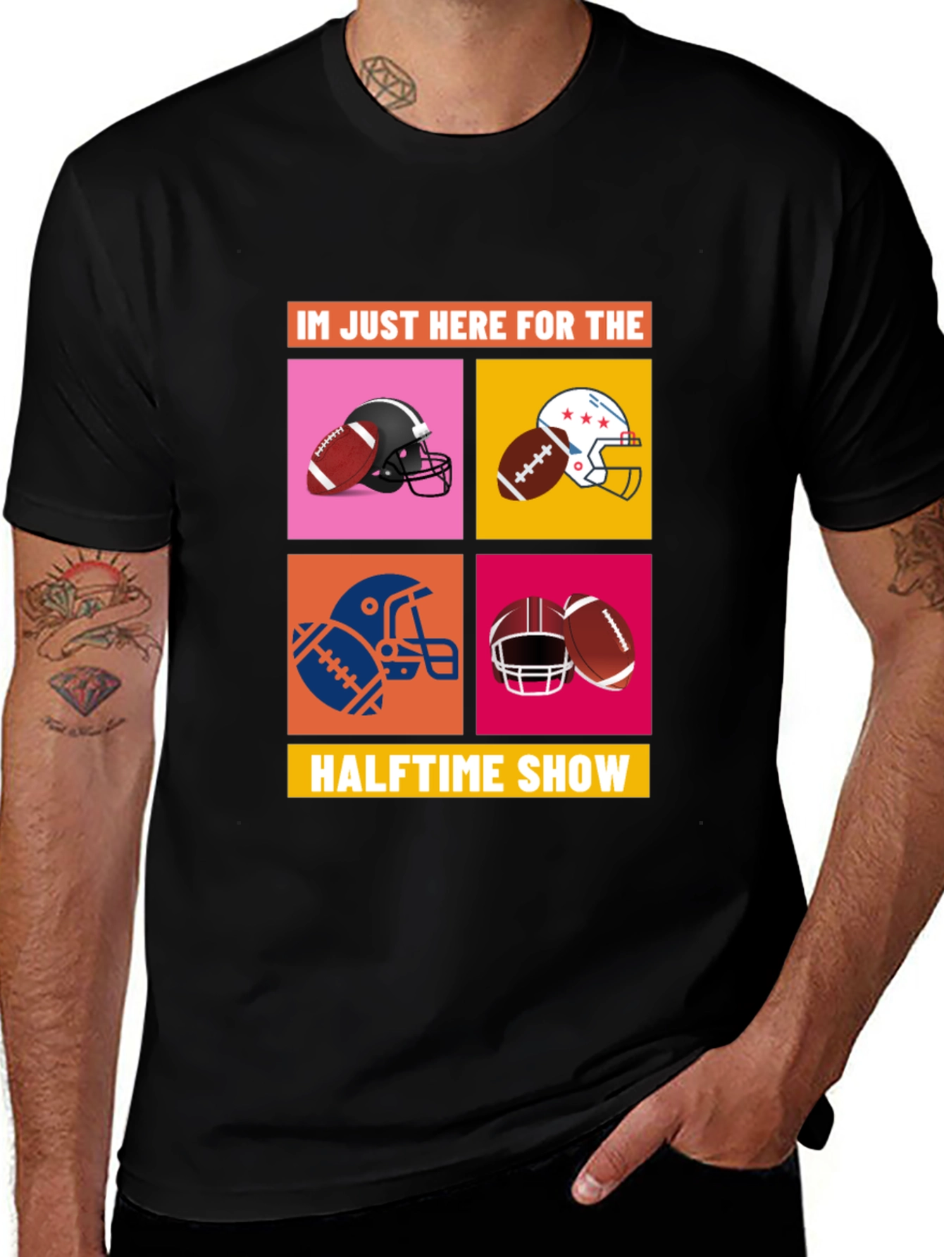 Halftime Show Football Graphic Tee