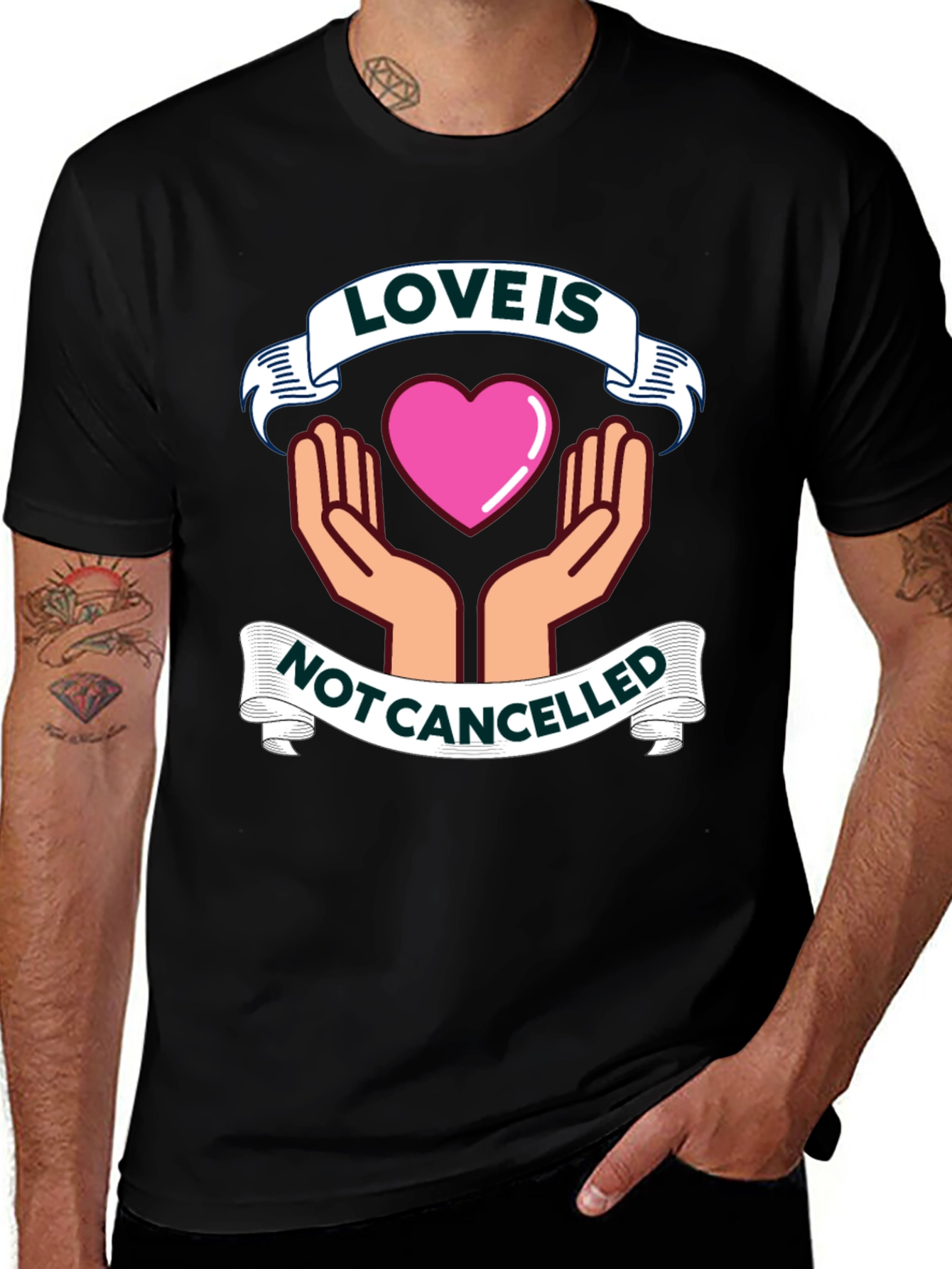 Variant 19 of Love Is Not Cancelled Graphic T-Shirt