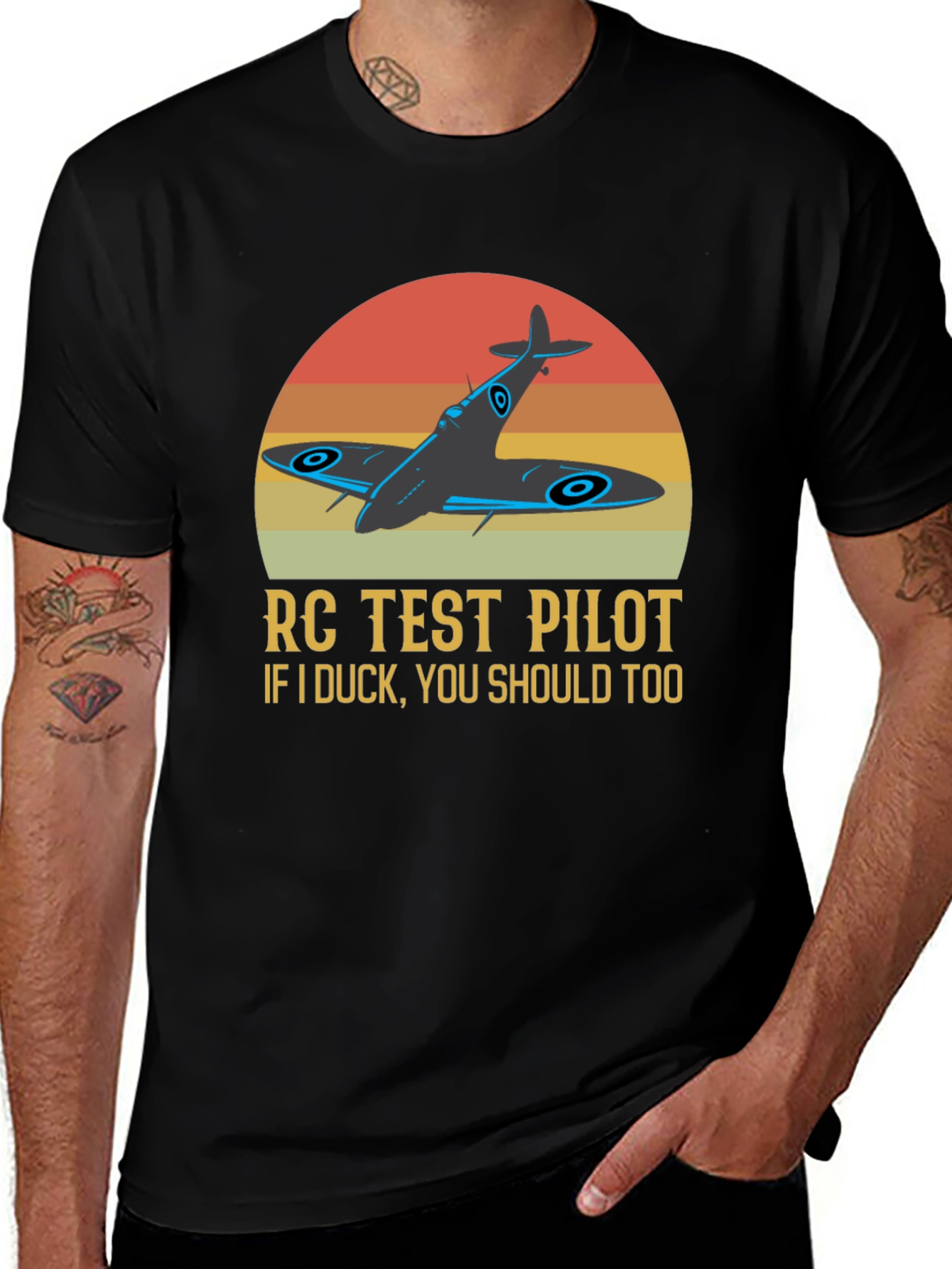 RC Test Pilot Graphic T-Shirt