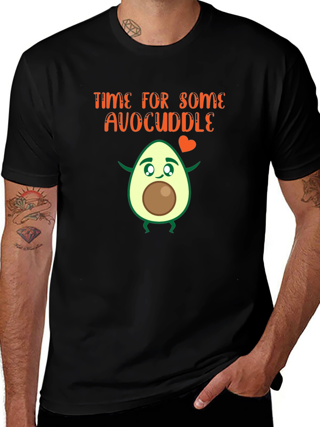 Variant 29 of Avocuddle Graphic Tee - Time for Some Avocuddles!