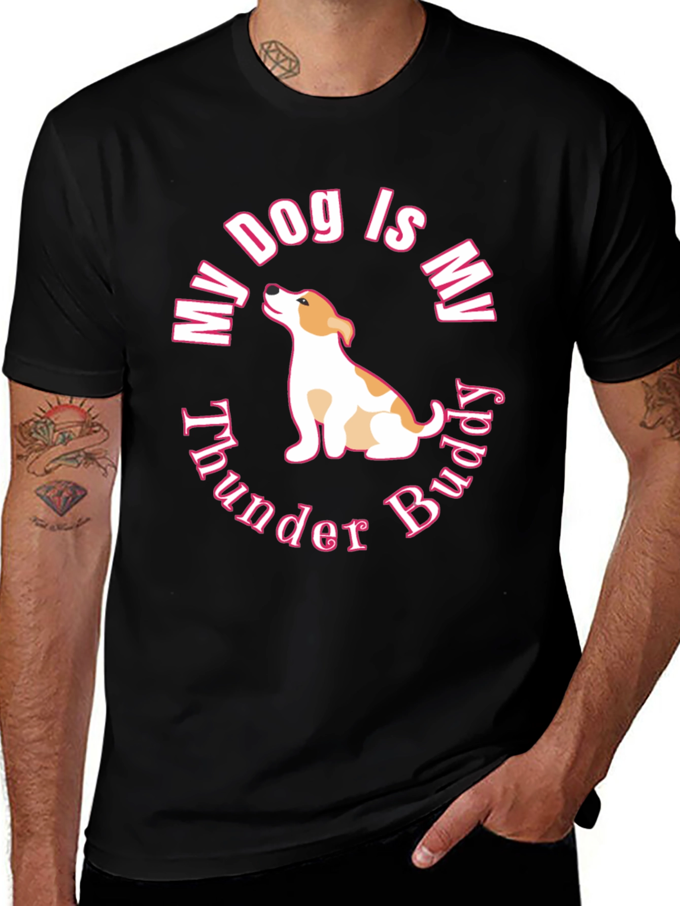 Variant 24 of My Dog Is My Thunder Buddy T-Shirt