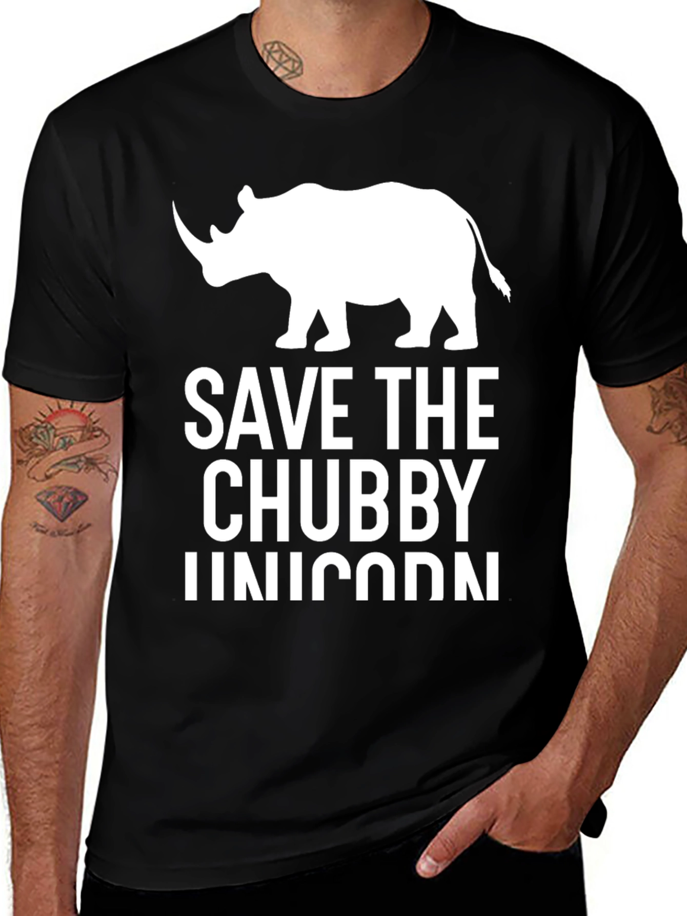 Variant 27 of Save the Chubby Unicorn T-Shirt