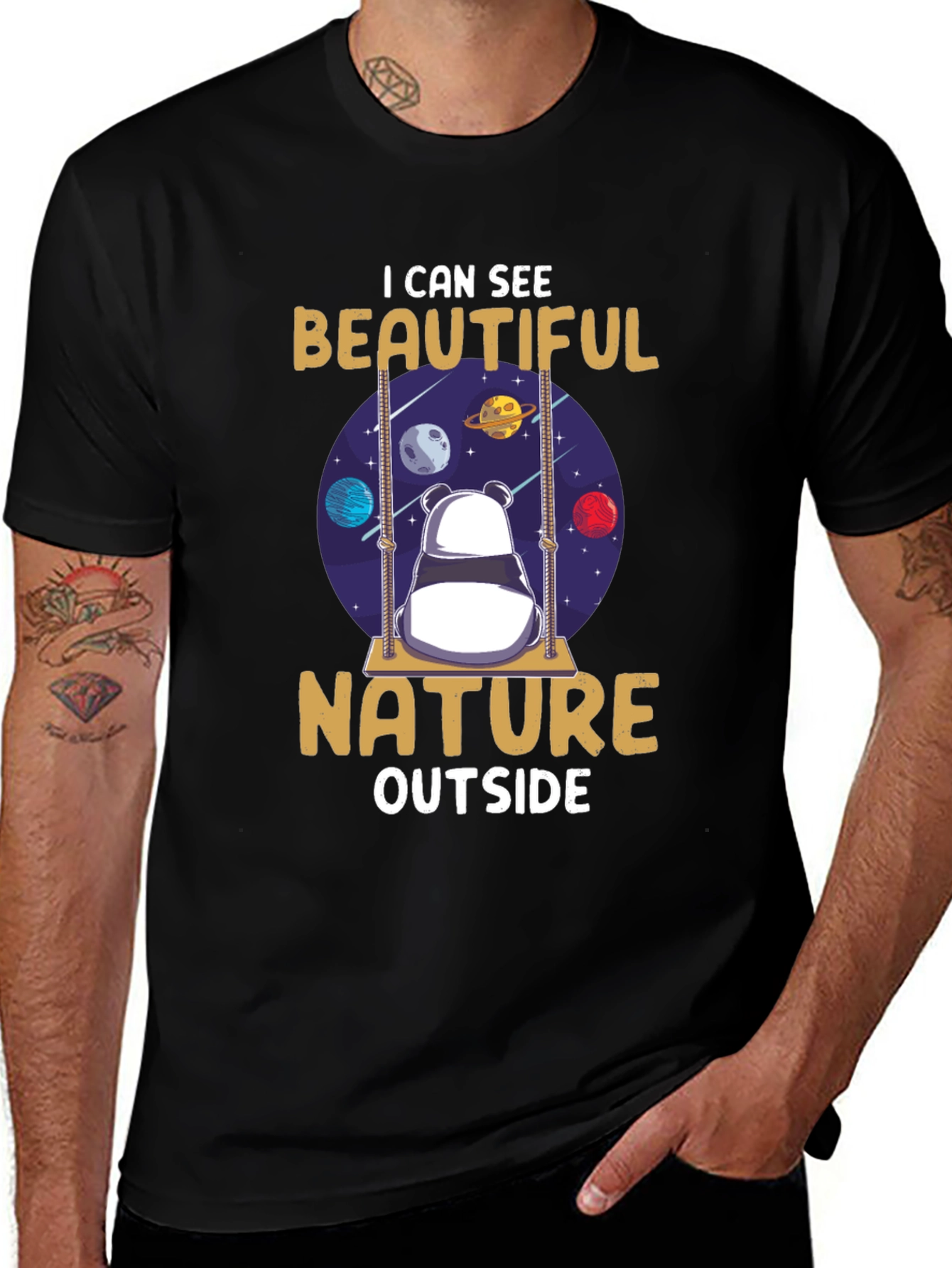 Variant 29 of Beautiful Nature Panda T-Shirt