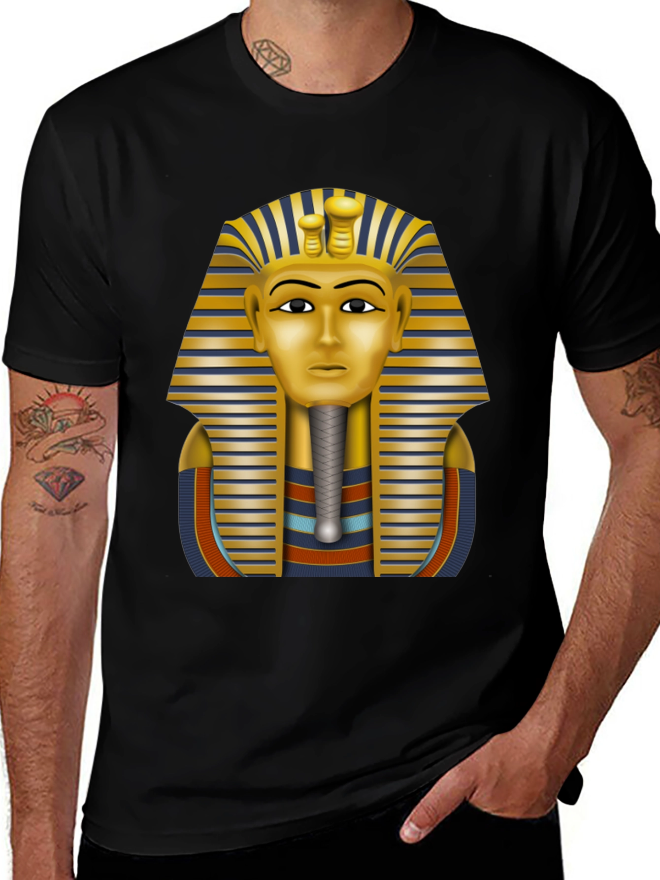 King Tut Graphic Tee - Ancient Egypt Pharaoh T-Shirt