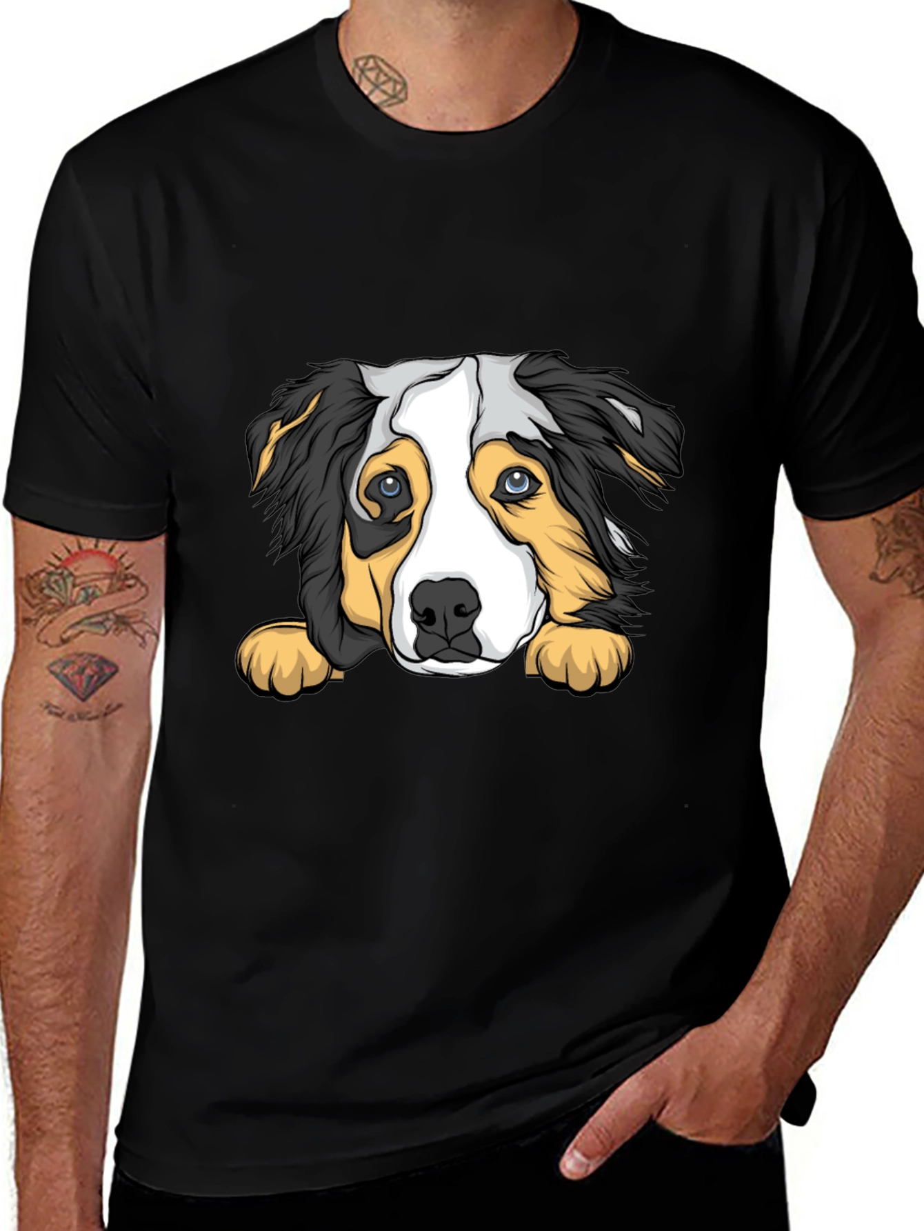 Variant 21 of Dog Graphic Print T-Shirt