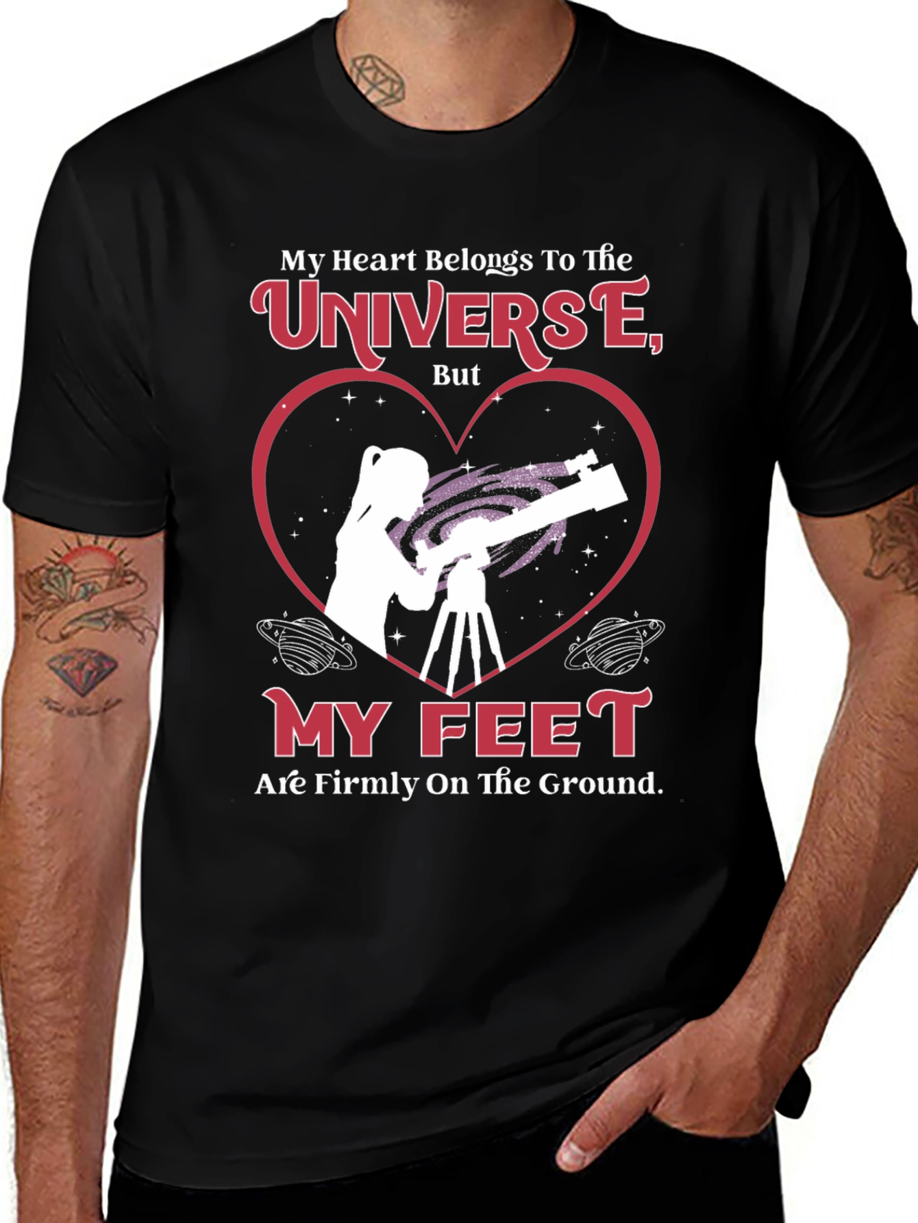 My Heart Belongs To The Universe T-Shirt
